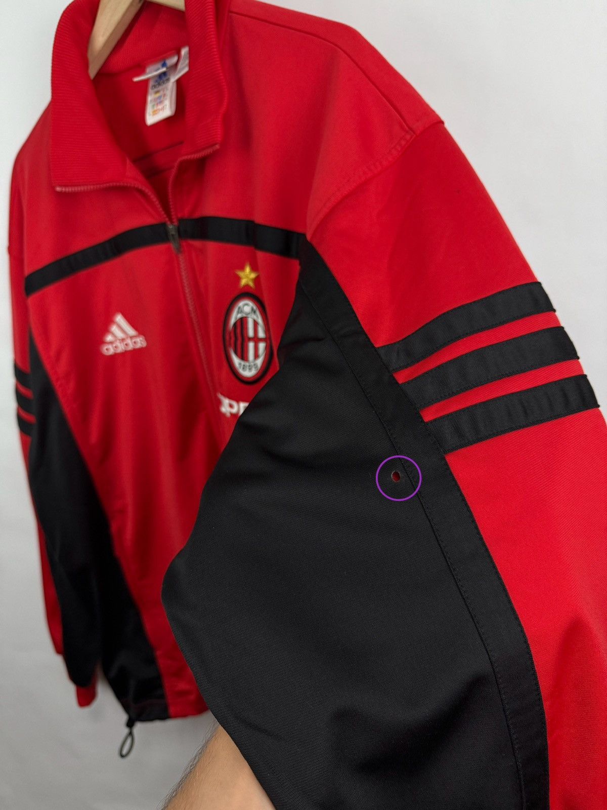 Adidas 🇮🇹 Vintage Y2K Adidas Ac Milan Opel Tracksuit Retro Rare Hype Size US L / EU 52-54 / 3 - 17 Thumbnail