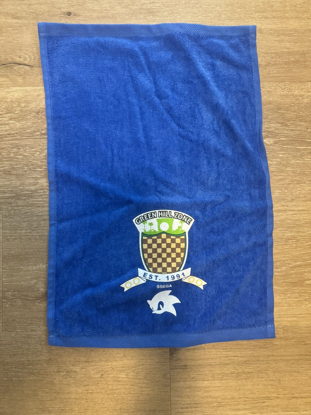 Video Store Apparel Sonic The Hedgehog Sega Official Golf Sweat Towel Size ONE SIZE - 2 Thumbnail