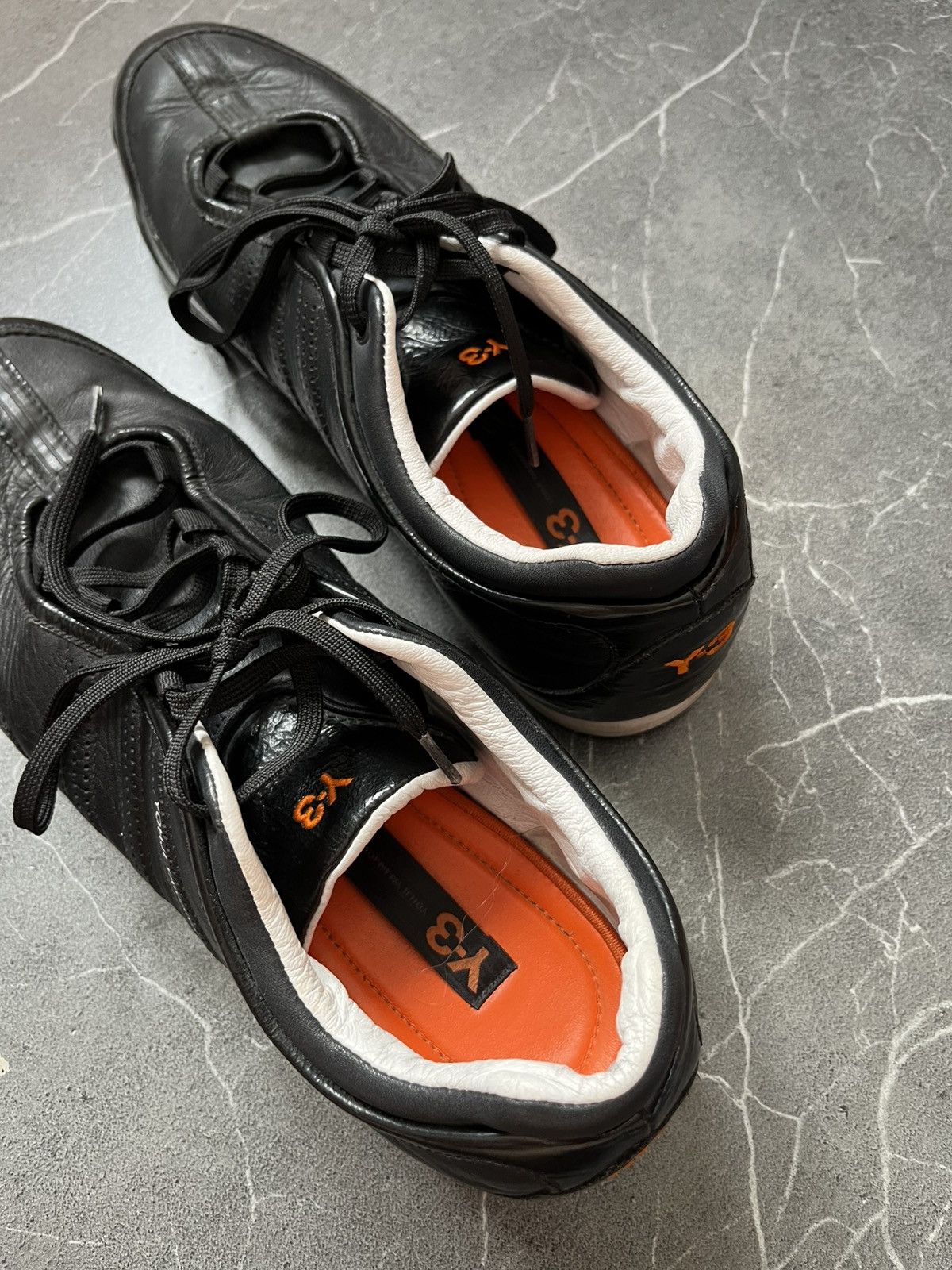 Yohji Yamamoto Y-3 Yohji Yamamoto leather low trainers Size US 10.5 / EU 43-44 - 10 Thumbnail