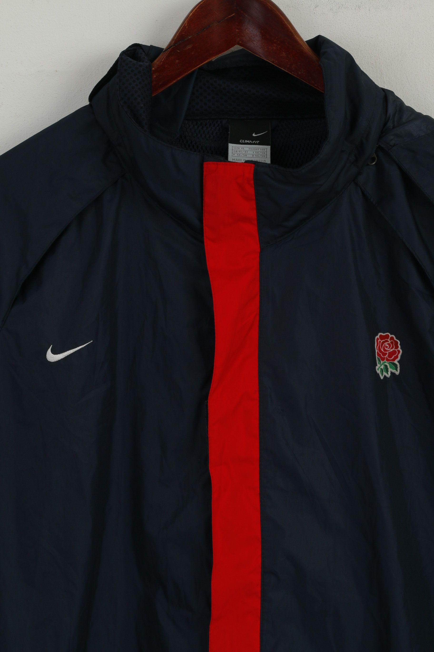 Nike Nike Men XL 188 Jacket Navy England Rugby 3989 Size US XL / EU 56 / 4 - 3 Thumbnail