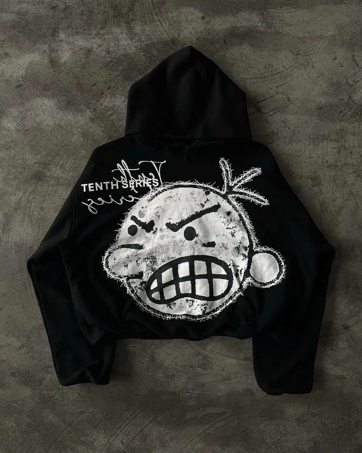 The Unbranded Brand Y2K Hoodie Retro Patch Embroidery Oversized Hoodie Size US M / EU 48-50 / 2 - 1 Thumbnail