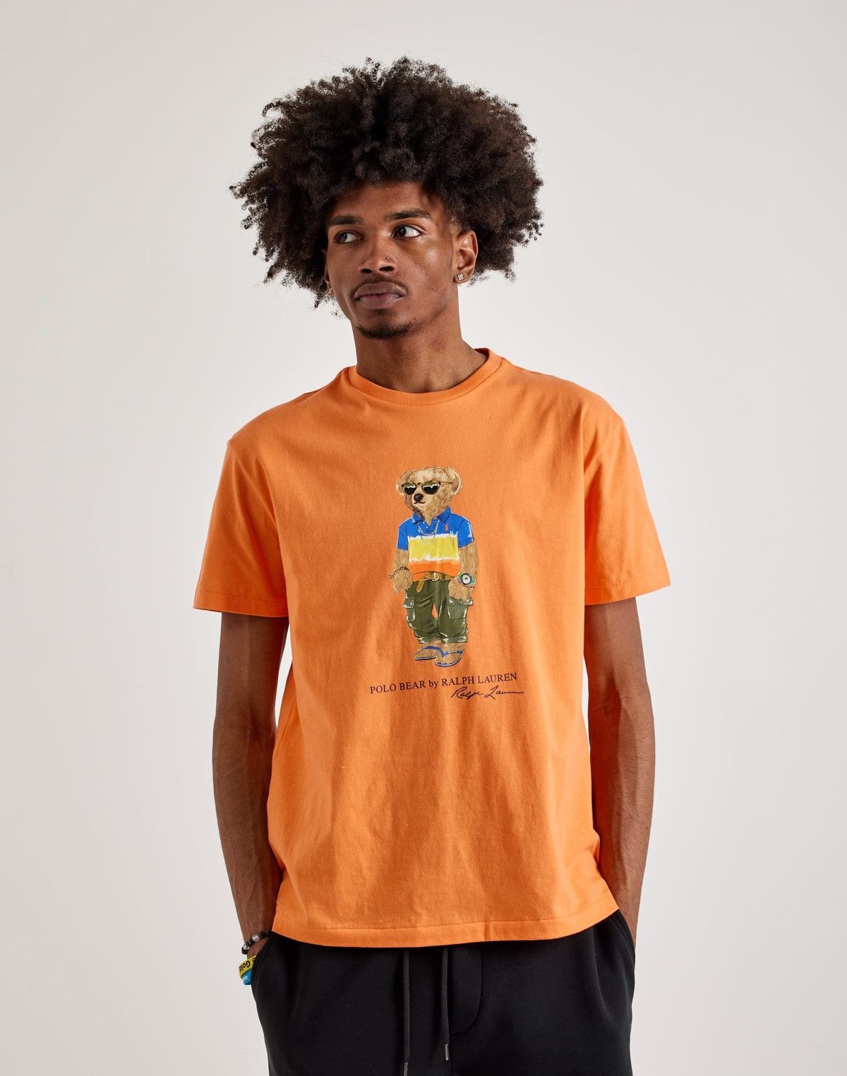 Polo Ralph Lauren Polo Ralph Lauren Beach Bear Graphic Print T-Shirt Orange XL Size US XL / EU 56 / 4 - 2 Thumbnail