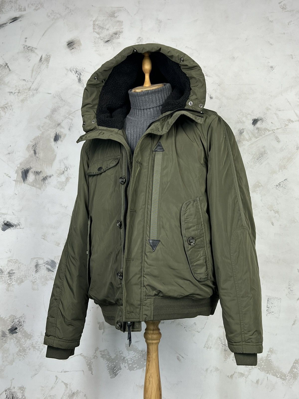 Superdry Vintage Superdry Hooded Bomber Down Jacket Size XXL - XXXL Size US XXL / EU 58 / 5 - 1 Thumbnail