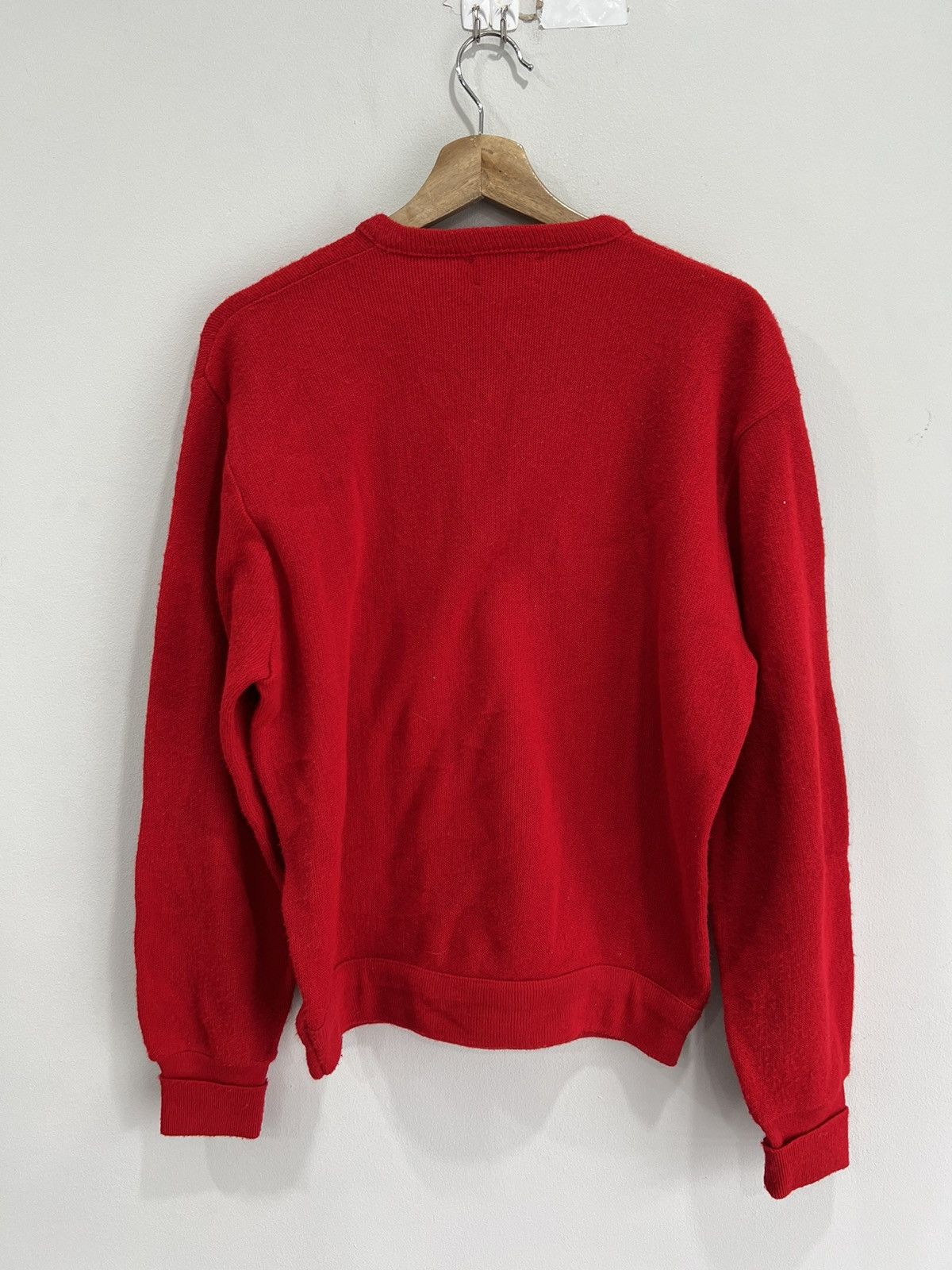 Lacoste × Vintage Vintage Lacoste Vneck Knit sweater M Size US M / EU 48-50 / 2 - 2 Thumbnail