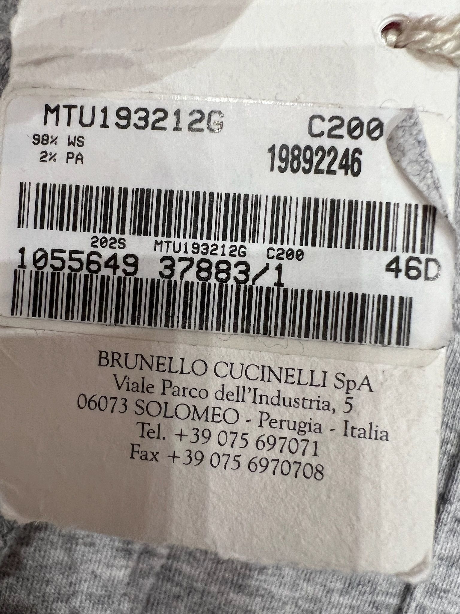 Brunello Cucinelli o1w1db10125 Pant in Grey Size US 28 / EU 44 - 2 Thumbnail