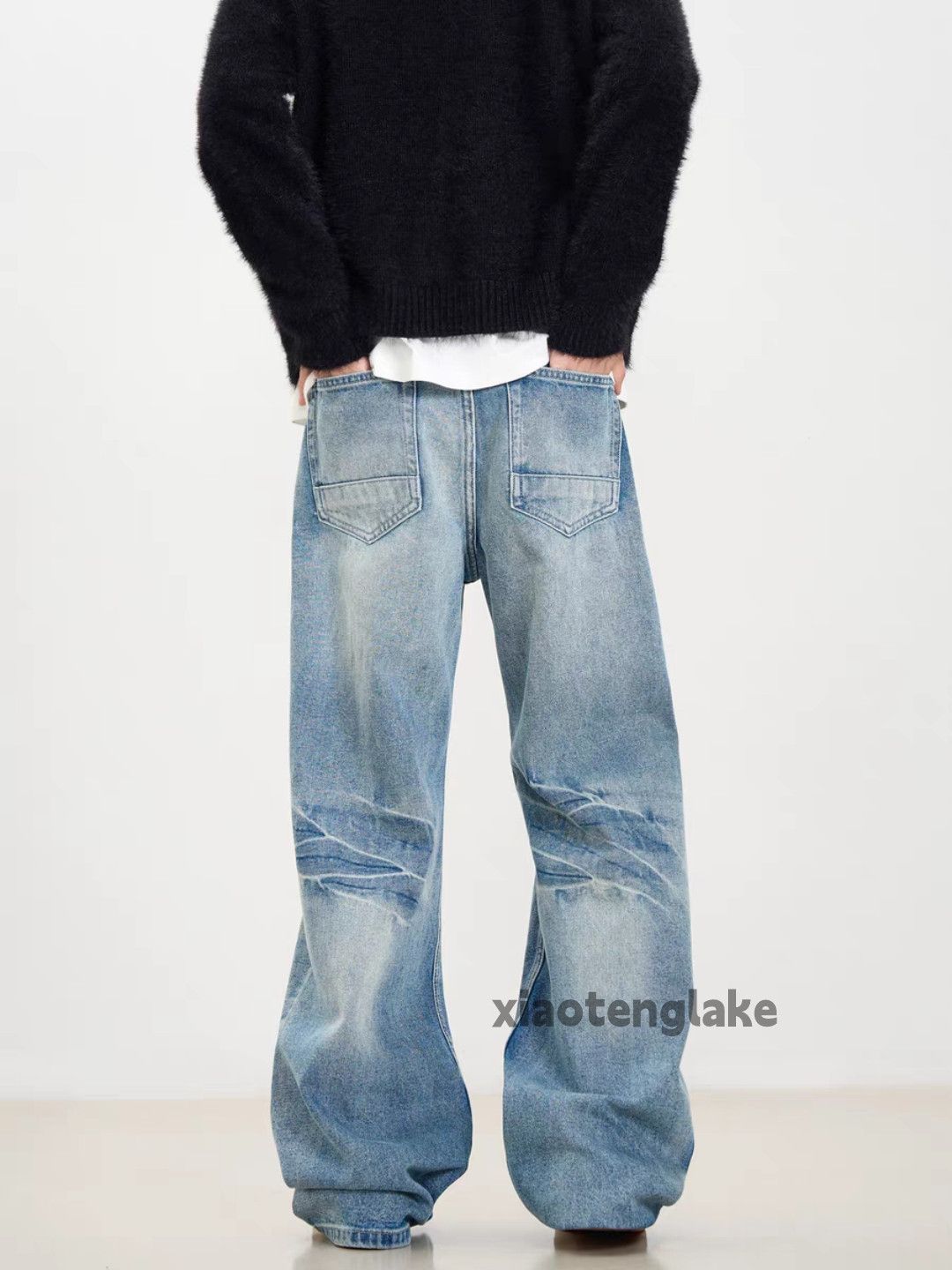 Jean Unisex outdoor utility y2k punk grunge baggy jeans Size US 32 / EU 48 - 2 Thumbnail