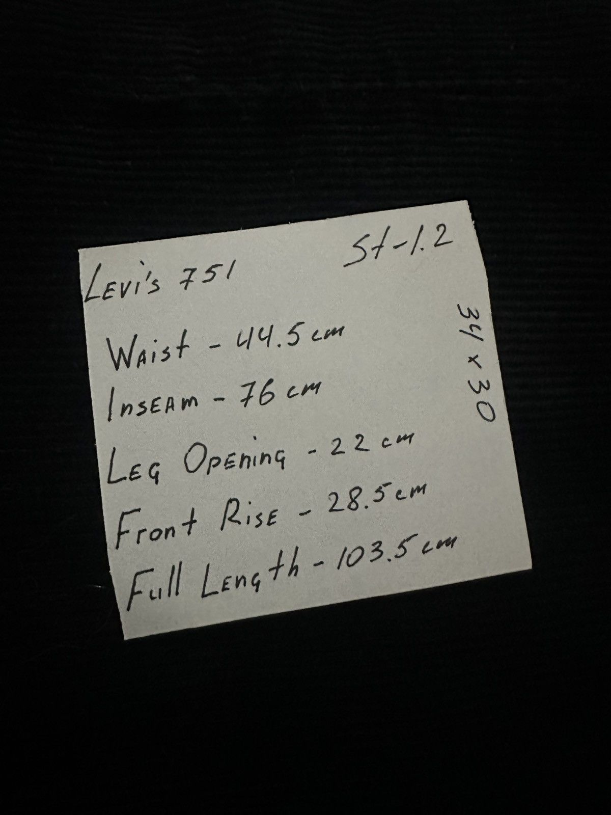 Levi's 34/30 Levi’s Y2K Cowboy Corduroy Velvet Pants Size US 34 / EU 50 - 17 Thumbnail