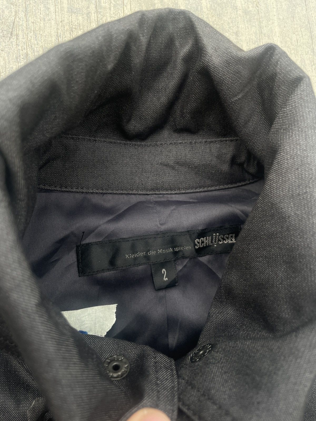 Japanese Brand SCHLUSSEL TRENCH COAT ARCHIVE PUNK JAPANESE IF SIX WAS NINE Size US S / EU 44-46 / 1 - 4 Thumbnail