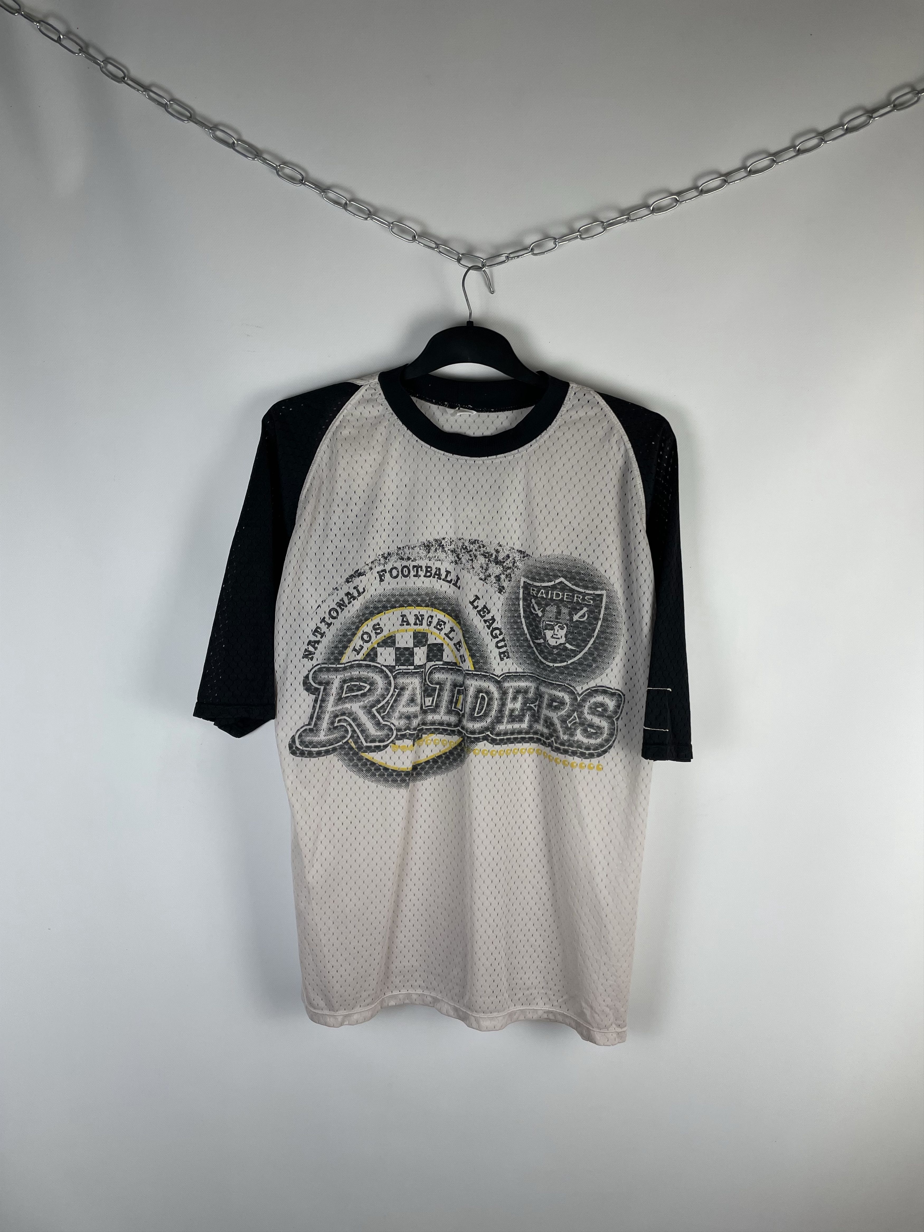 NFL Vintage 90s Los Angeles Raiders Football Jersey T-Shirt Size US XL / EU 56 / 4 - 1 Thumbnail