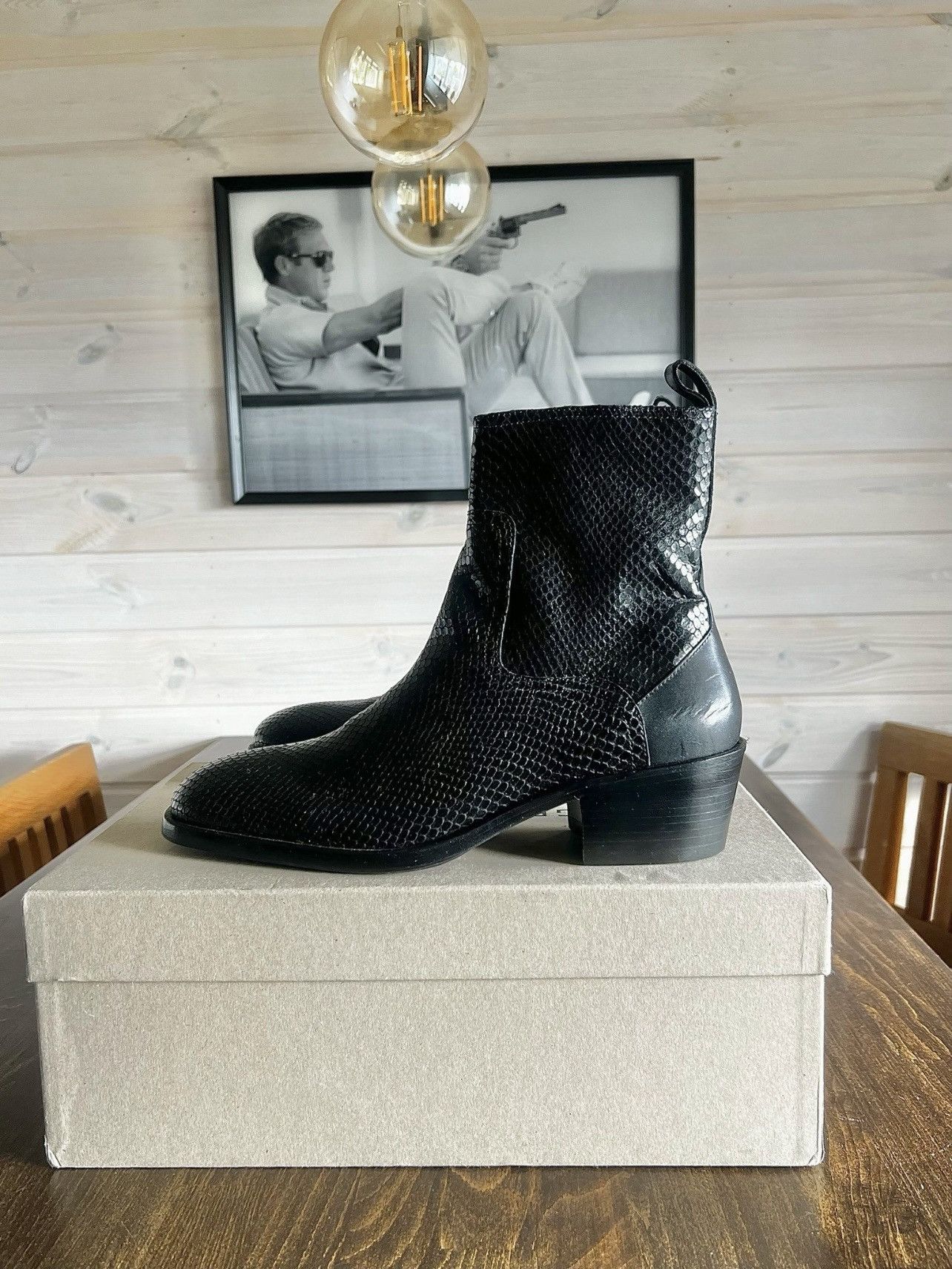 Tiger of Sweden Side zip boots Size US 8 / EU 41 - 1 Thumbnail
