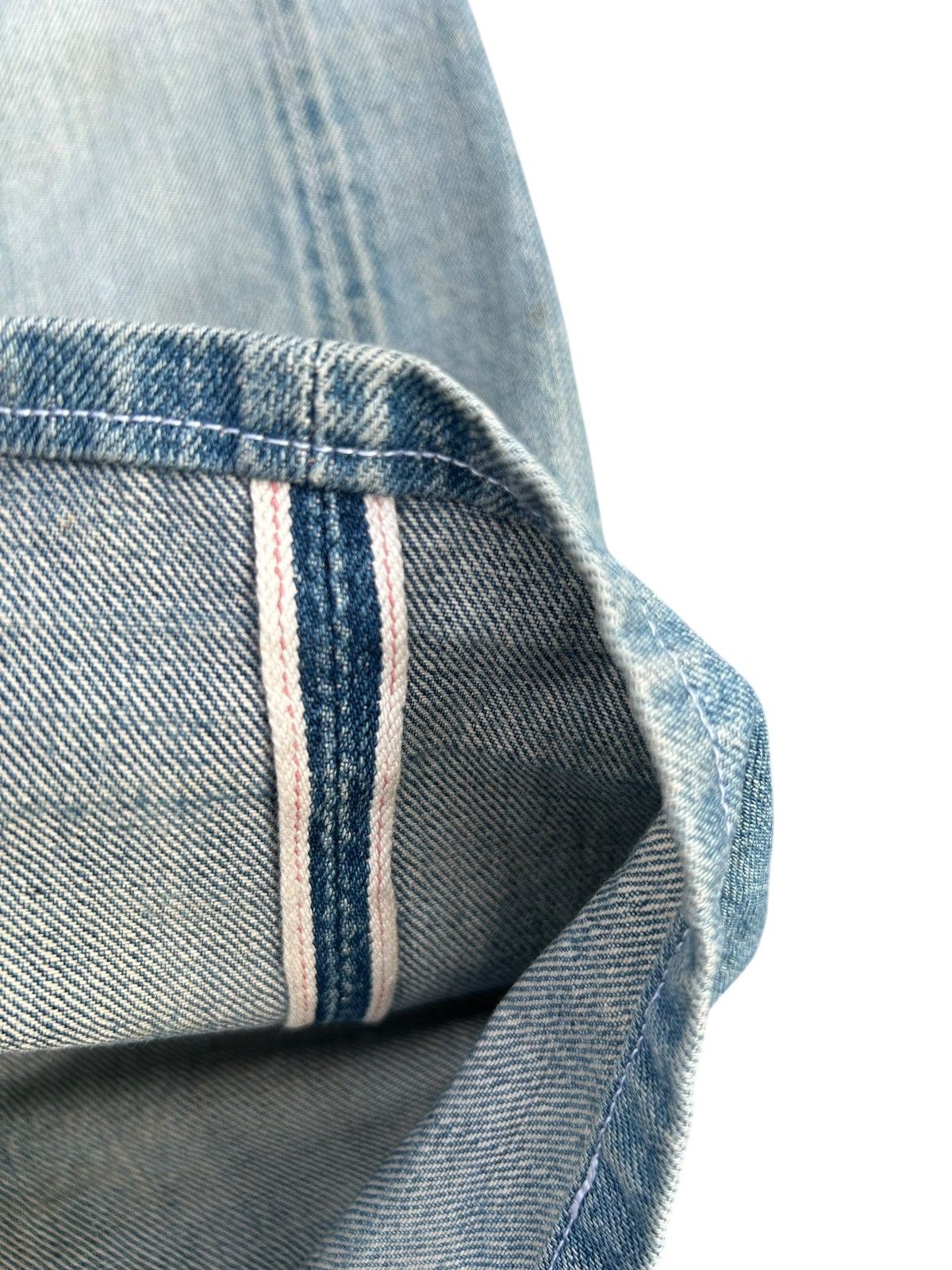 Kapital Thrashed Vintage JOE McCOY Selvedge Buckle Back Denim Jeans Size US 32 / EU 48 - 4 Thumbnail
