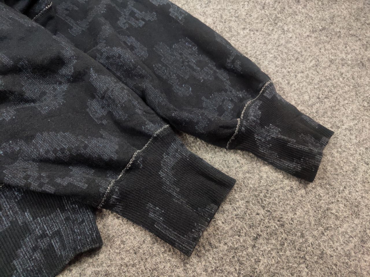 Rag & Bone Rag & Bone Design Dark Blue Pattern Oversized Sweatshirt Size L / US 10 / IT 46 - 9 Thumbnail