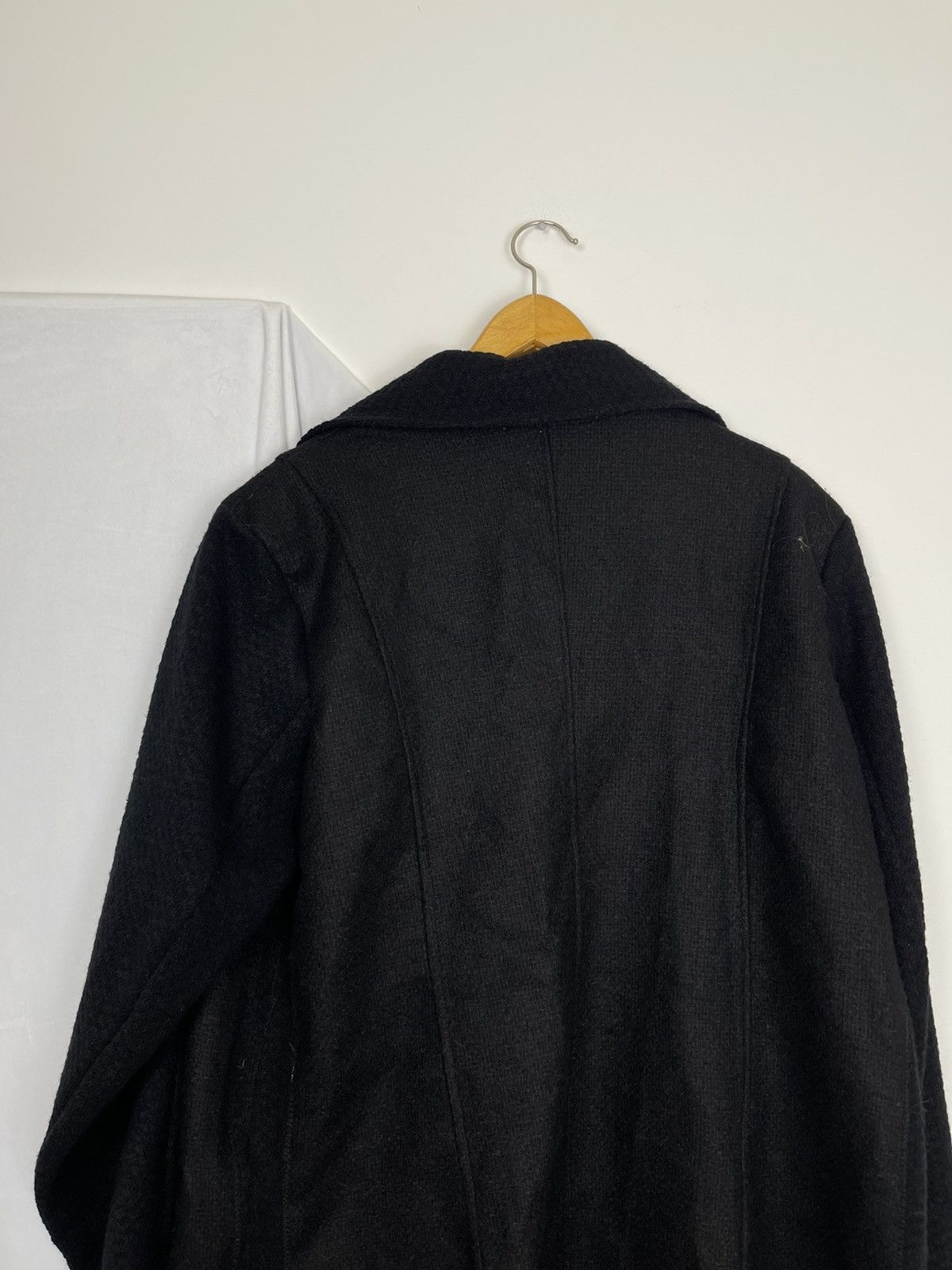 Chorley Oversized Patched wool long overcoat Size US L / EU 52-54 / 3 - 3 Thumbnail