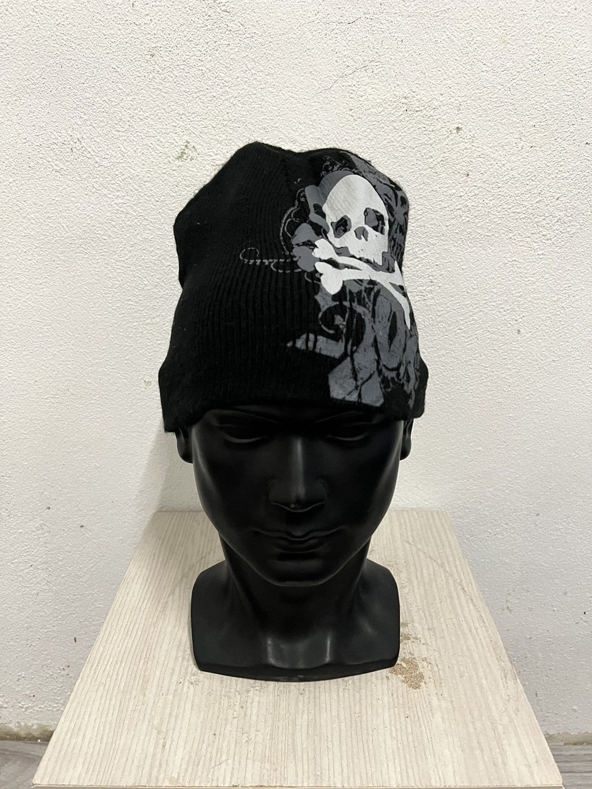 Vintage Vintage Skulls Seditionaries Beanie Hat Size ONE SIZE - 2 Thumbnail