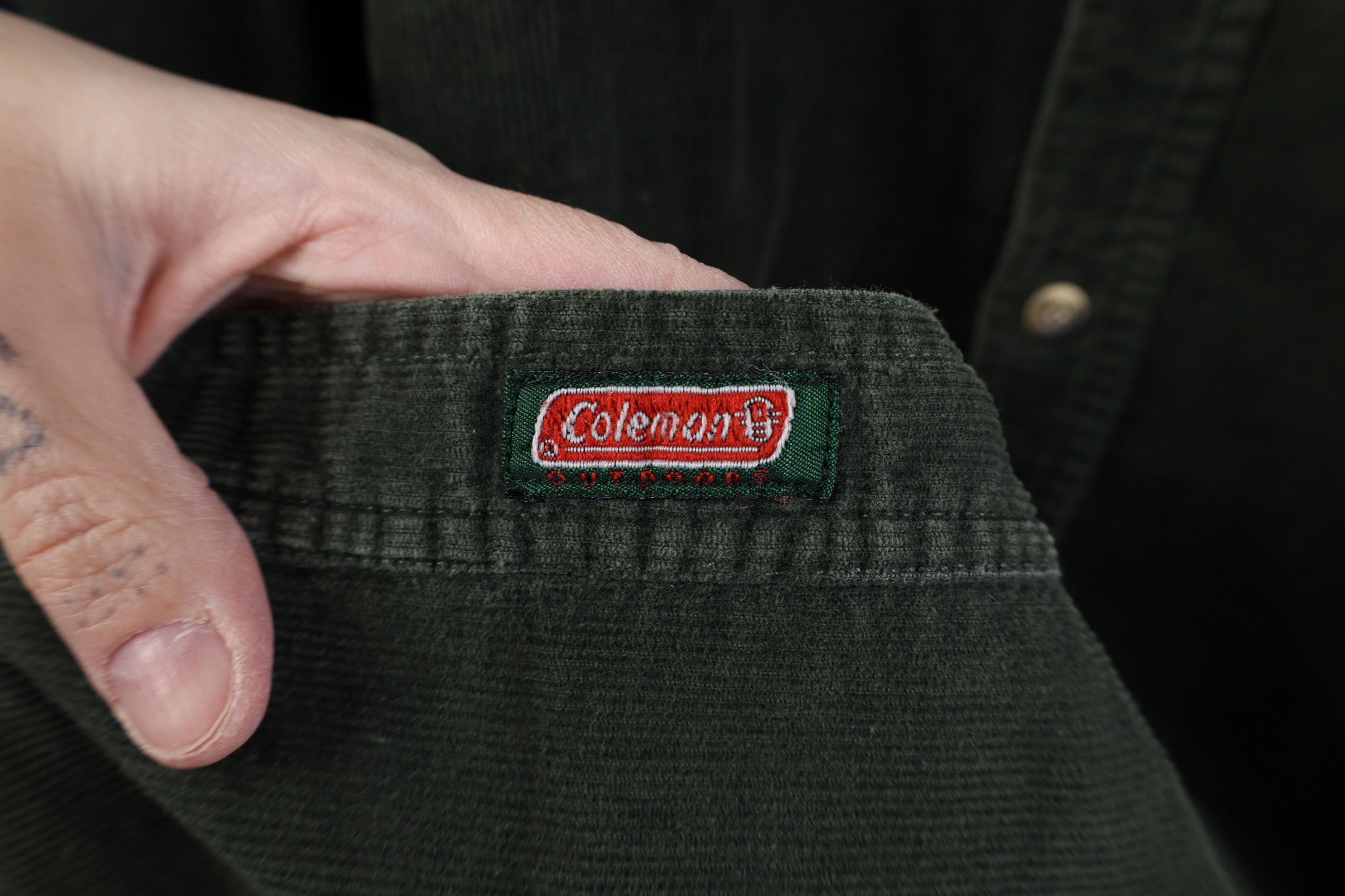 Vintage Vintage 90s Streetwear Collared Button Down Shirt Green Size US XL / EU 56 / 4 - 4 Thumbnail