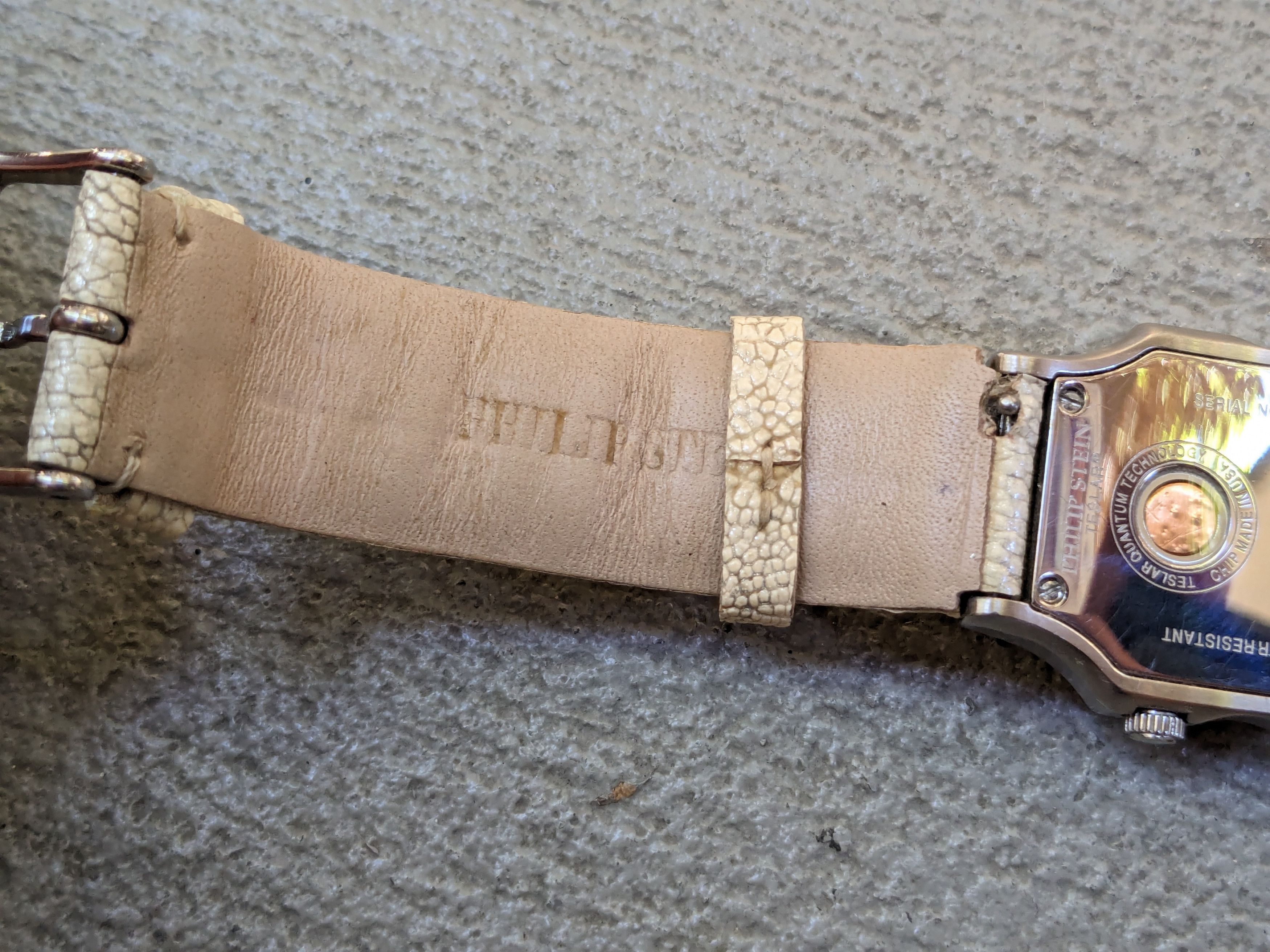 Other Phillip Stein Watch Dual Time Ostrich Leather Avant Garde Size ONE SIZE - 12 Thumbnail