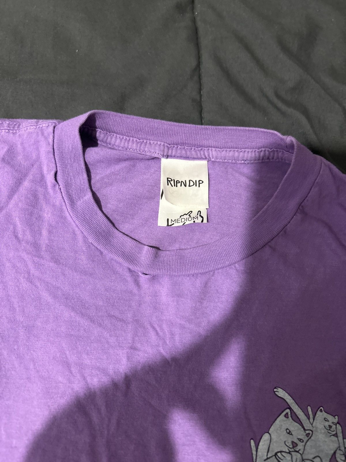 RIPNDIP RipNDip Cats Purple Tee Shirt Size US M / EU 48-50 / 2 - 6 Thumbnail