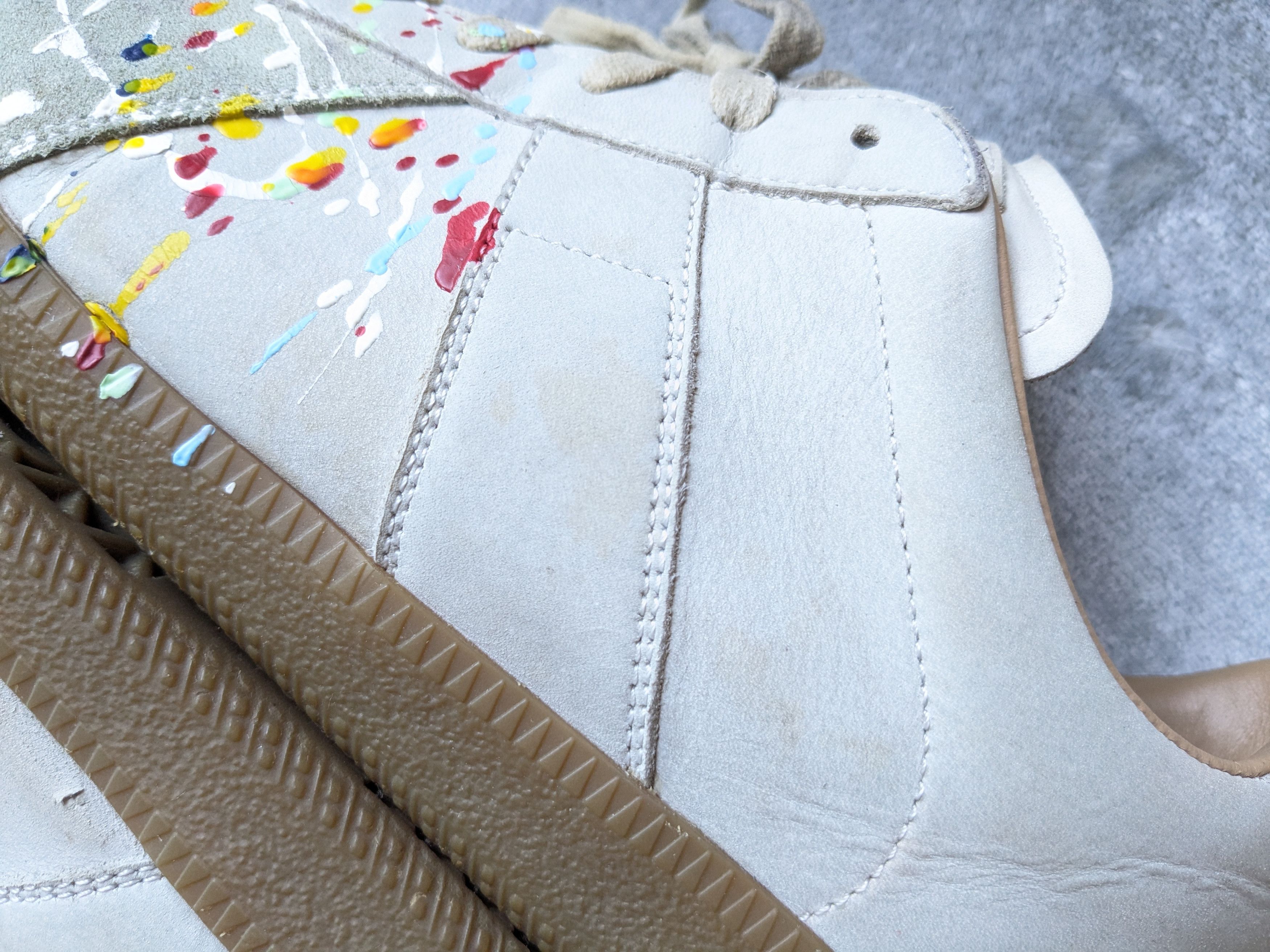 Maison Margiela Maison Margiela Replica GAT Paint Splatter 10 43 Gum Low Size US 10 / EU 43 - 15 Thumbnail