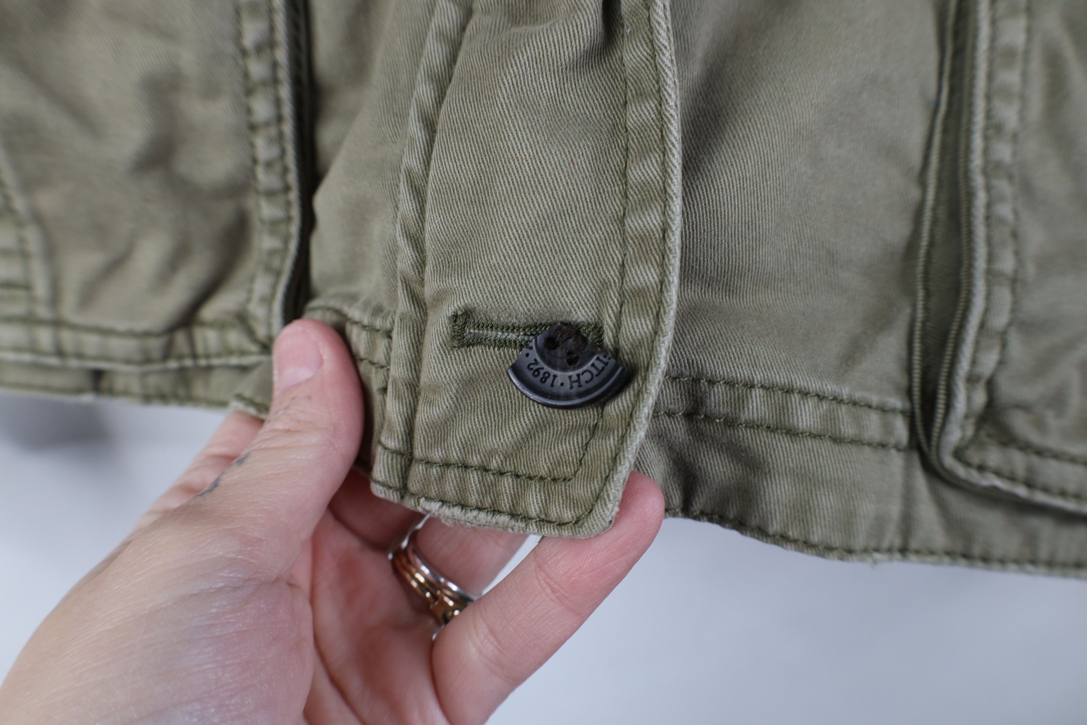 Abercrombie & Fitch Vintage 90s Y2K Abercrombie & Fitch Military Field Jacket Size L / US 10 / IT 46 - 8 Thumbnail