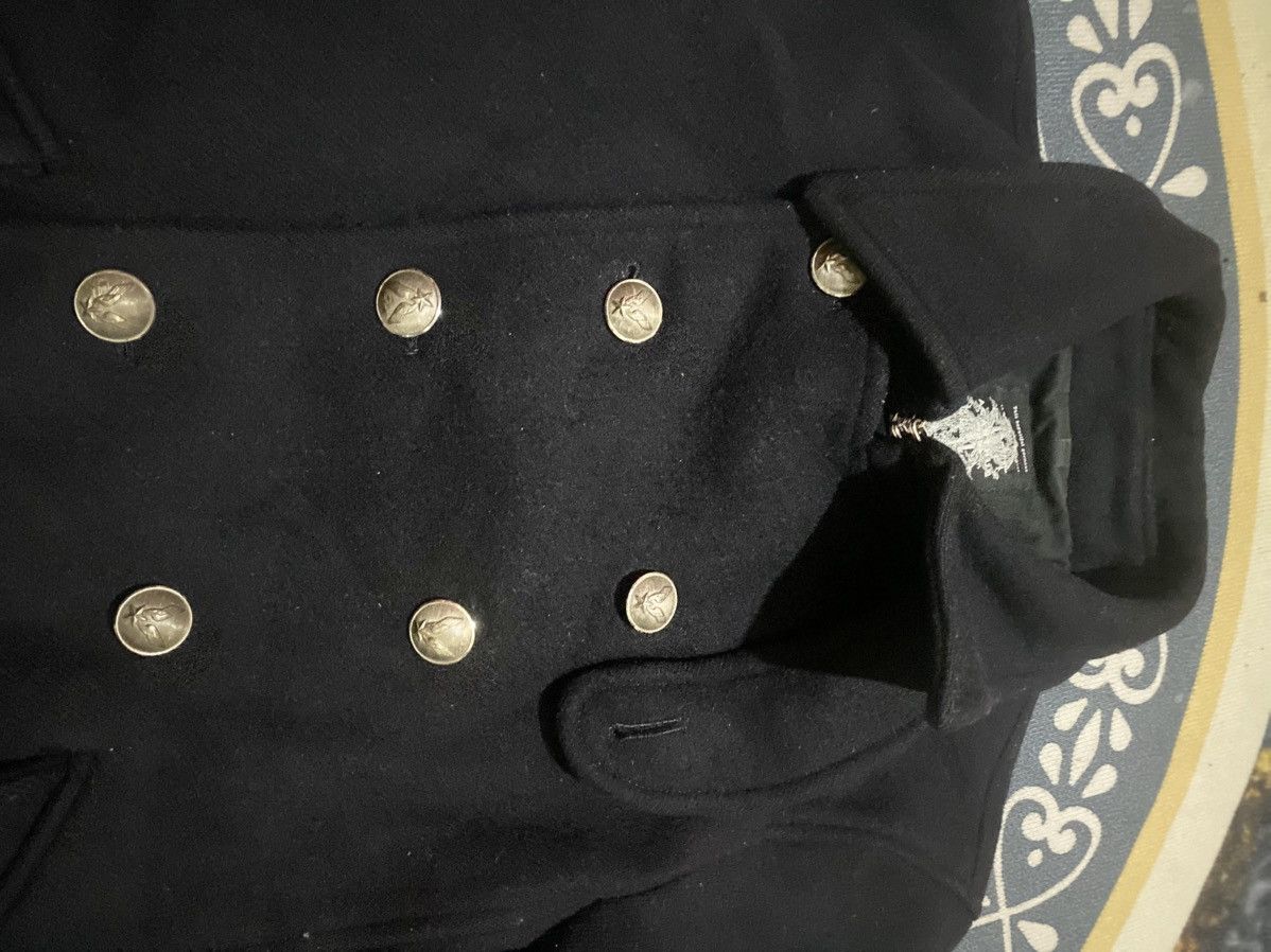 Isamu Katayama Backlash Acanthus Peacoat Double Breasted Wool Jacket Size M / US 6-8 / IT 42-44 - 8 Thumbnail