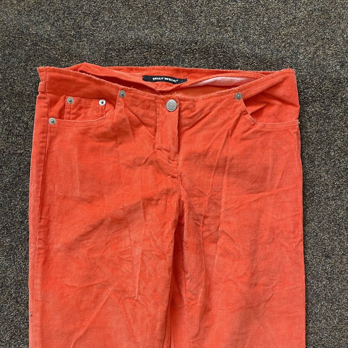 Vintage Vintage Y2K Coral Flare Pants Baggy Wide Leg Skate Washed 35 Size 35" - 4 Thumbnail