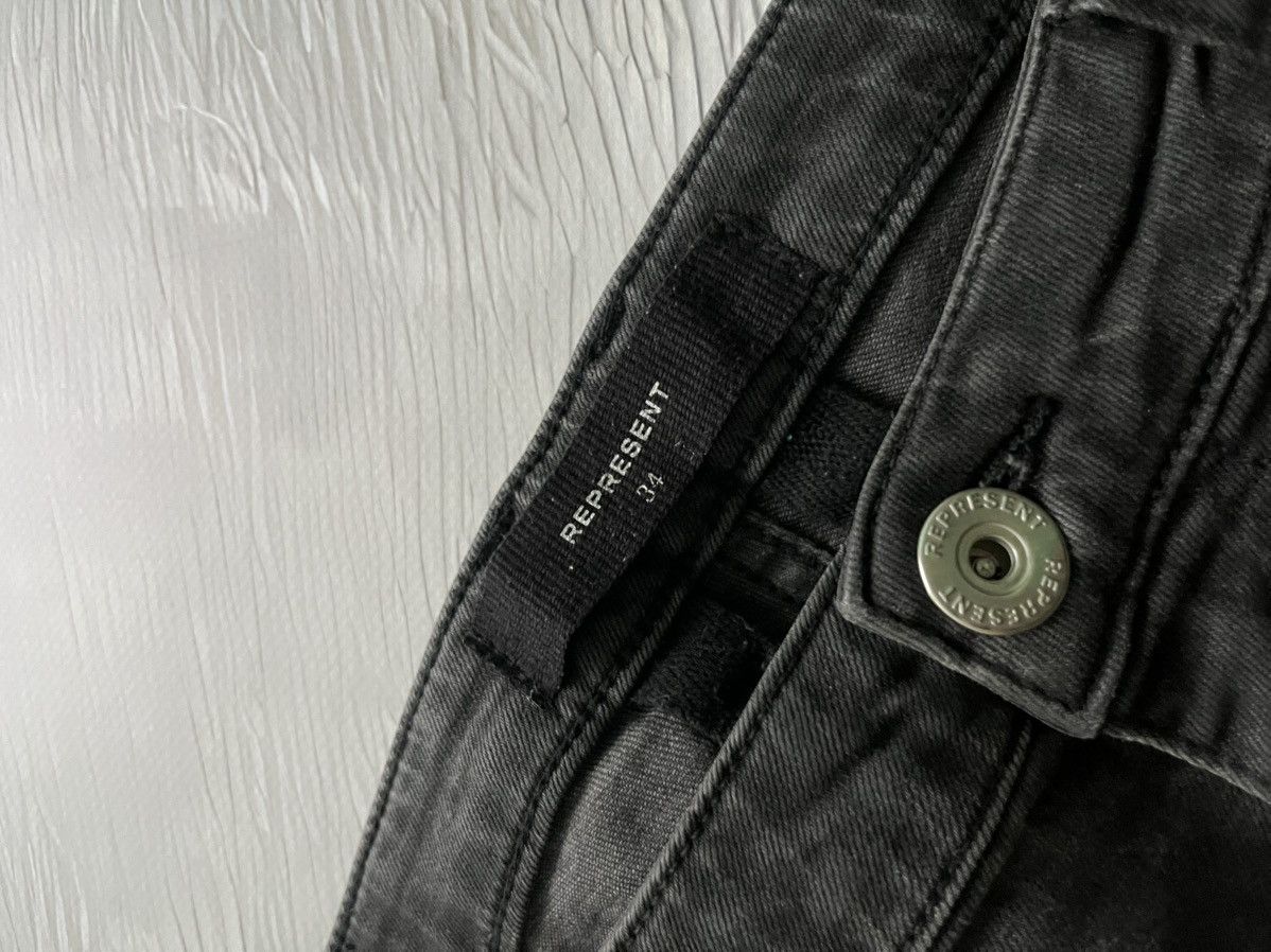 Represent Clo. Y2K Represent Avant Garde Jeans Streetwear Black Size US 34 / EU 50 - 6 Thumbnail