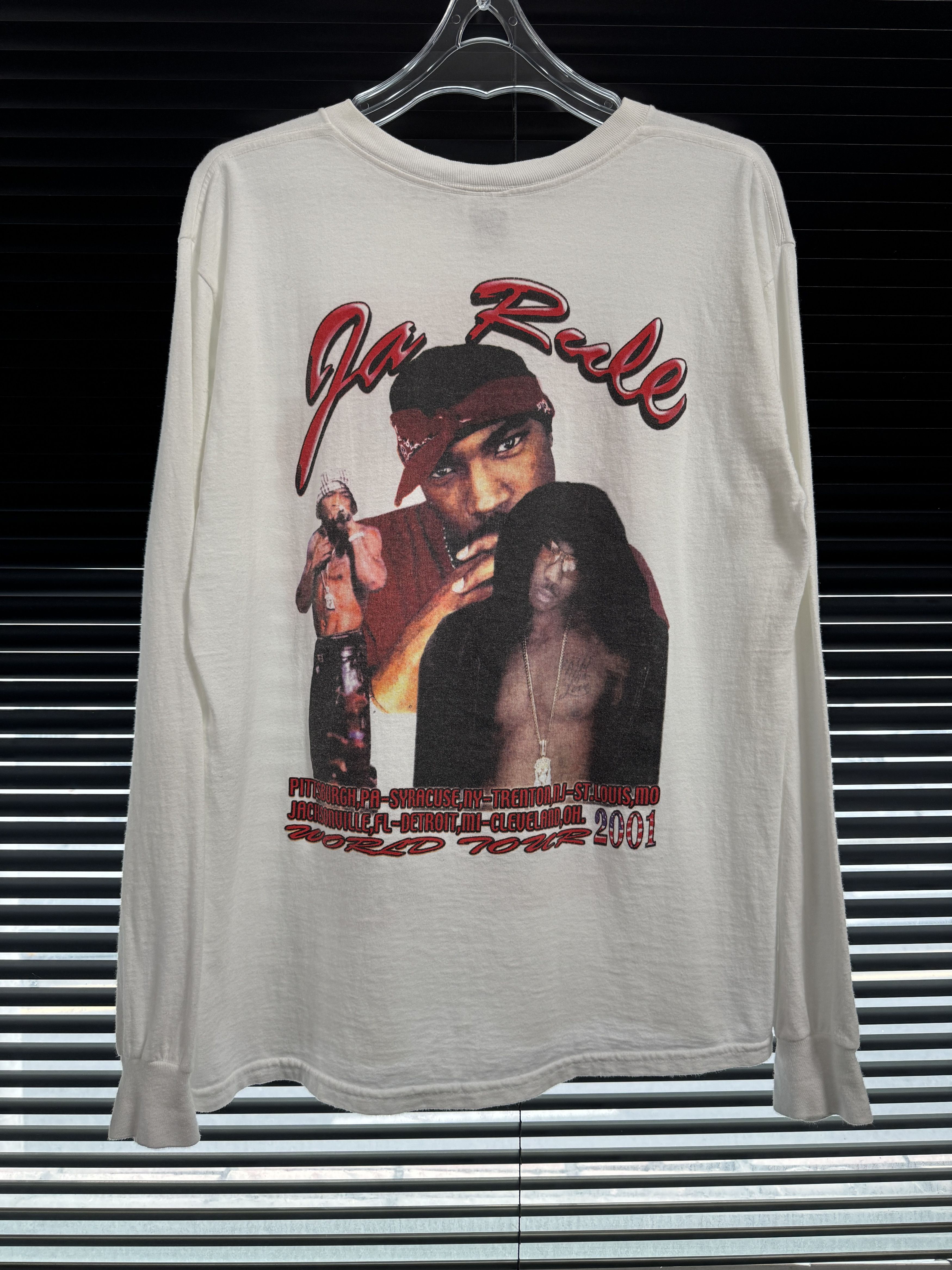 Rap Tees × Vintage Vintage 2001 Ja Rule World Tour T-shirt Size US L / EU 52-54 / 3 - 2 Thumbnail
