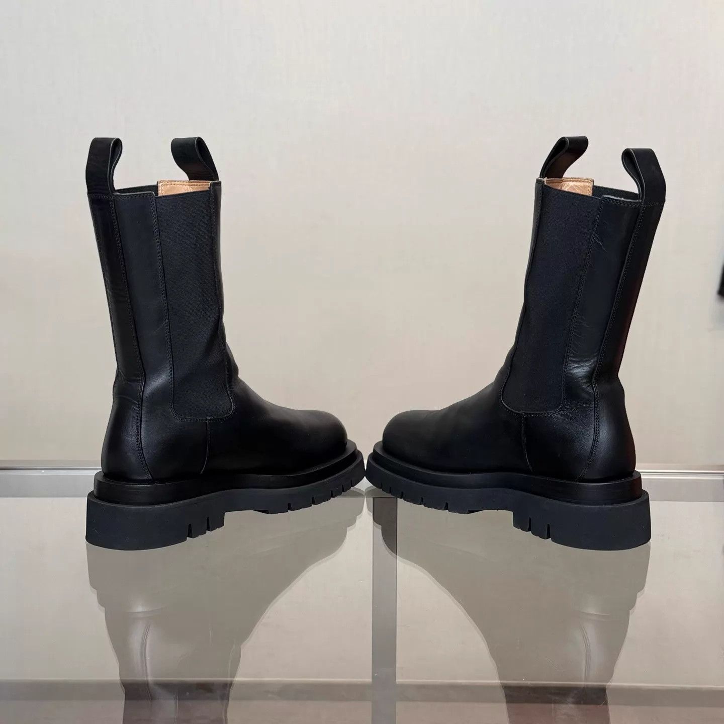 Bottega Veneta Bottega Veneta Black Mid-Calf Boots Size 38.5 98 Size US 8 / IT 38 - 6 Thumbnail