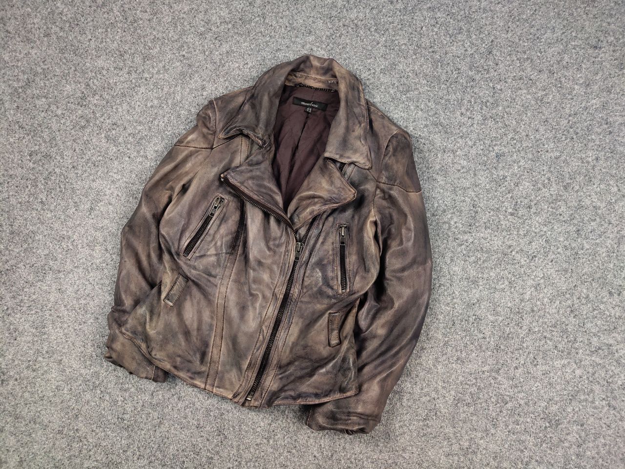 Muubaa Muubaa Designer Dyed Lamb leather Rider Biker Jacket Size M / US 6-8 / IT 42-44 - 4 Thumbnail