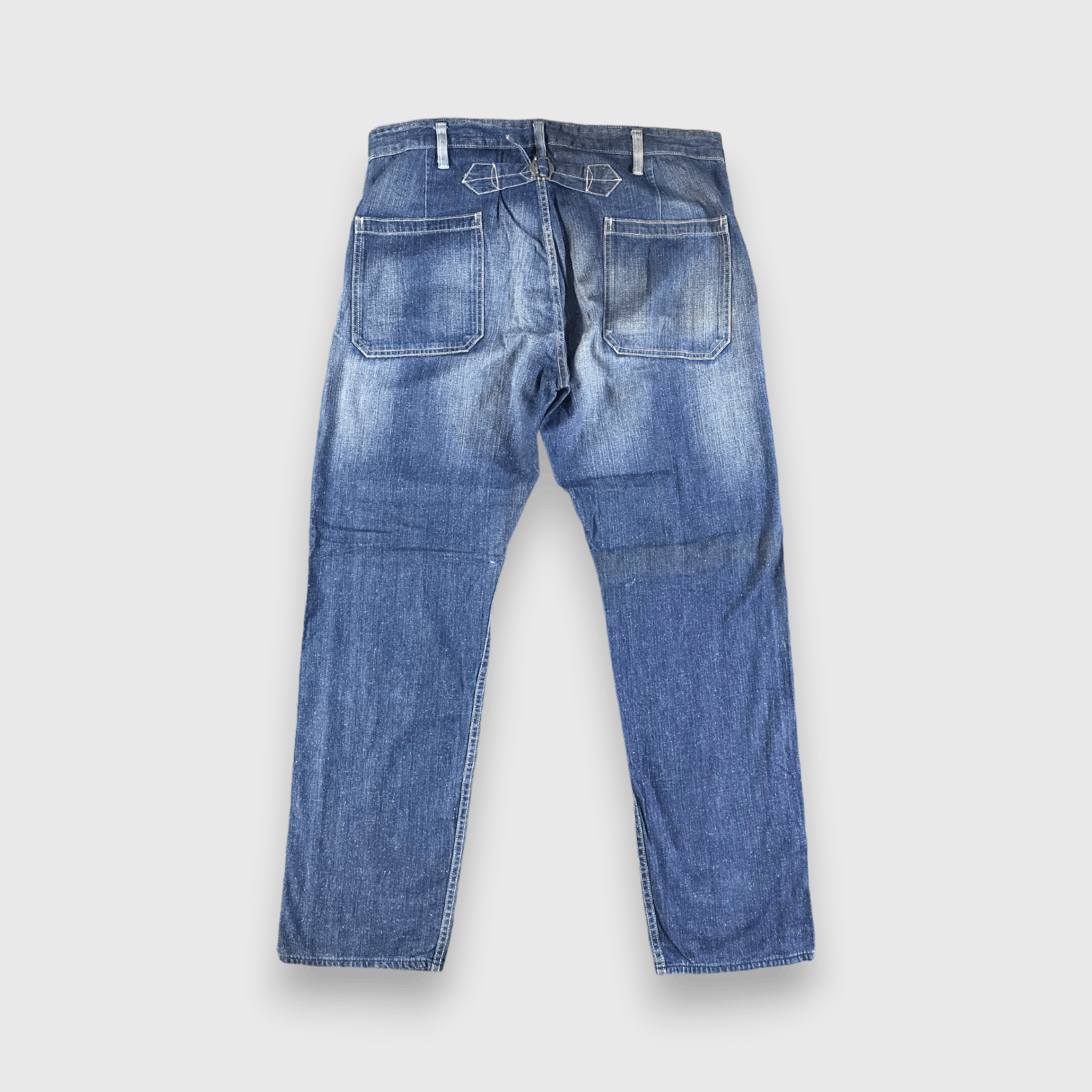 Japanese Brand Japanese Brand GU Jeans Blue Wash Denim -J2774 Size US 36 / EU 52 - 2 Thumbnail