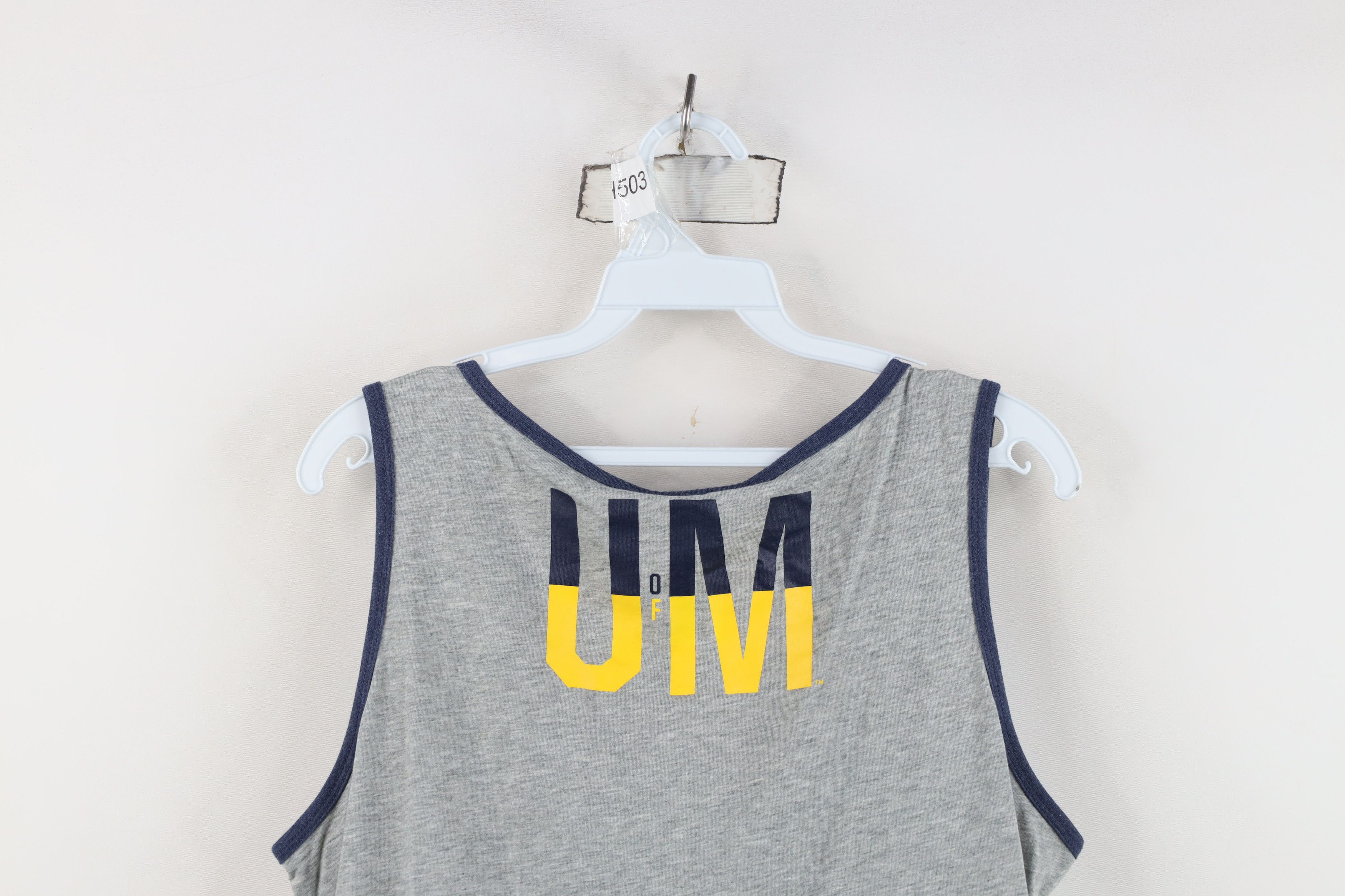 Nike Nike Block M University of Michigan Tank Top T-Shirt Size L / US 10 / IT 46 - 11 Thumbnail