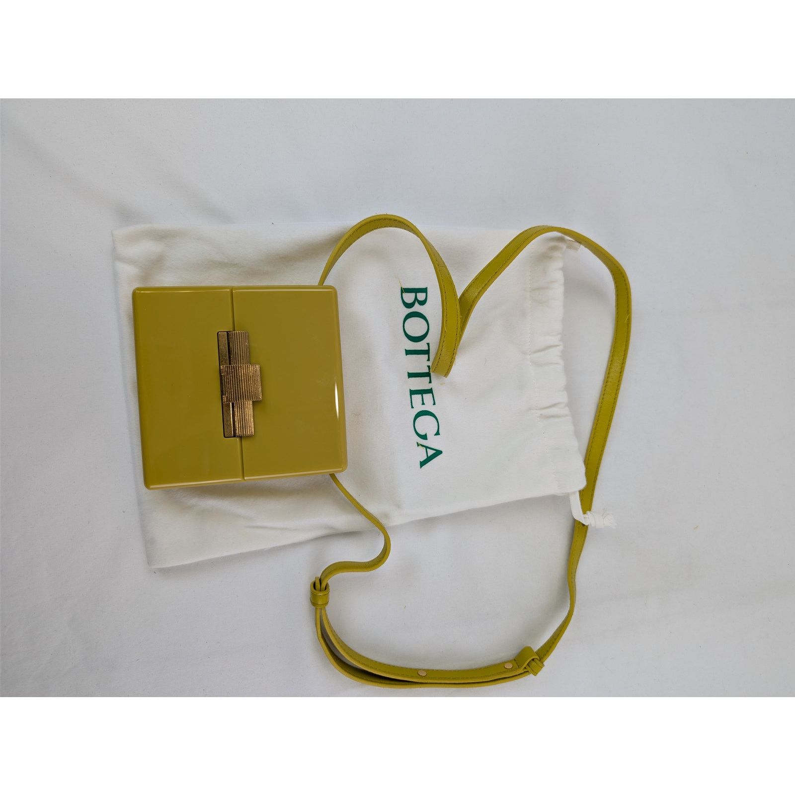 Bottega Veneta o1rshd1 Size: OS / Shiny Leather Mini Bag in Mirabelle-Gold Size ONE SIZE - 18 Thumbnail