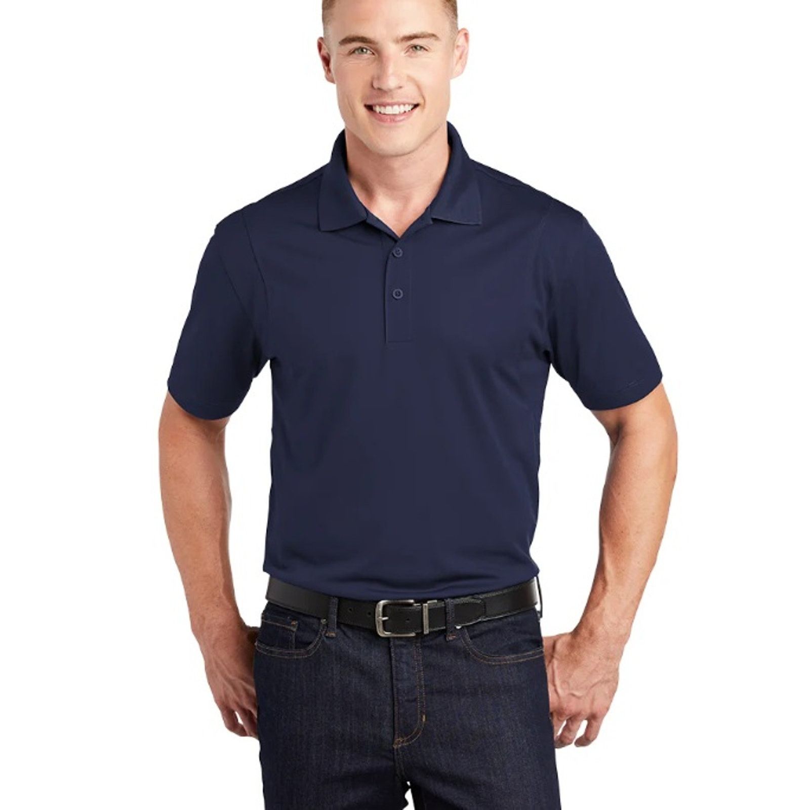 The Unbranded Brand Jump Start Men's Dark Navy Cotton Casual Polo Shirt Size 2XL Size US XXL / EU 58 / 5 - 1 Thumbnail