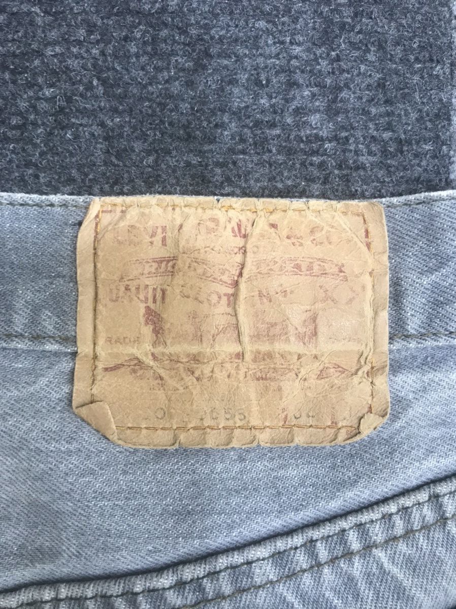 Levi's Vintage Levis 501 Regular Washed Black Jeans Size US 30 / EU 46 - 16 Thumbnail