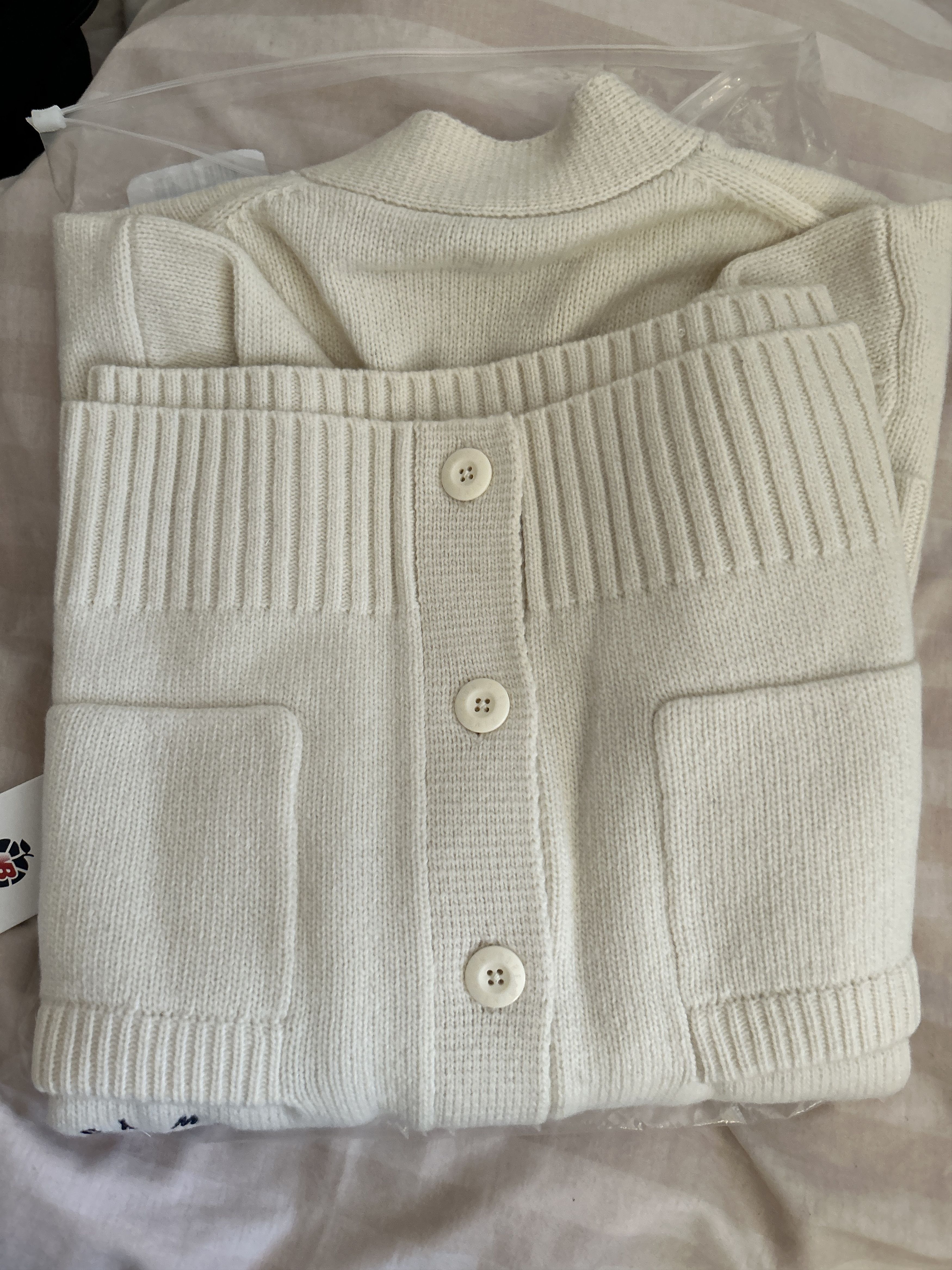 Aime Leon Dore × New Balance ALD Knit Cardigan Cream Size US S / EU 44-46 / 1 - 14 Thumbnail