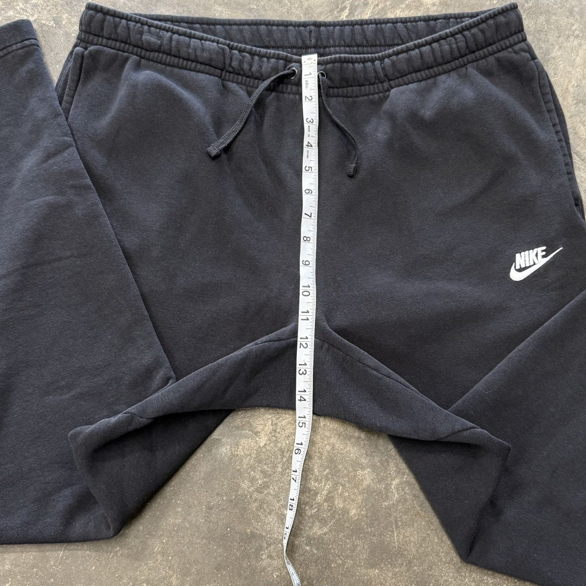 Nike Nike Black Swoosh Fleece Sweatpants Joggers Size US 36 / EU 52 - 8 Thumbnail