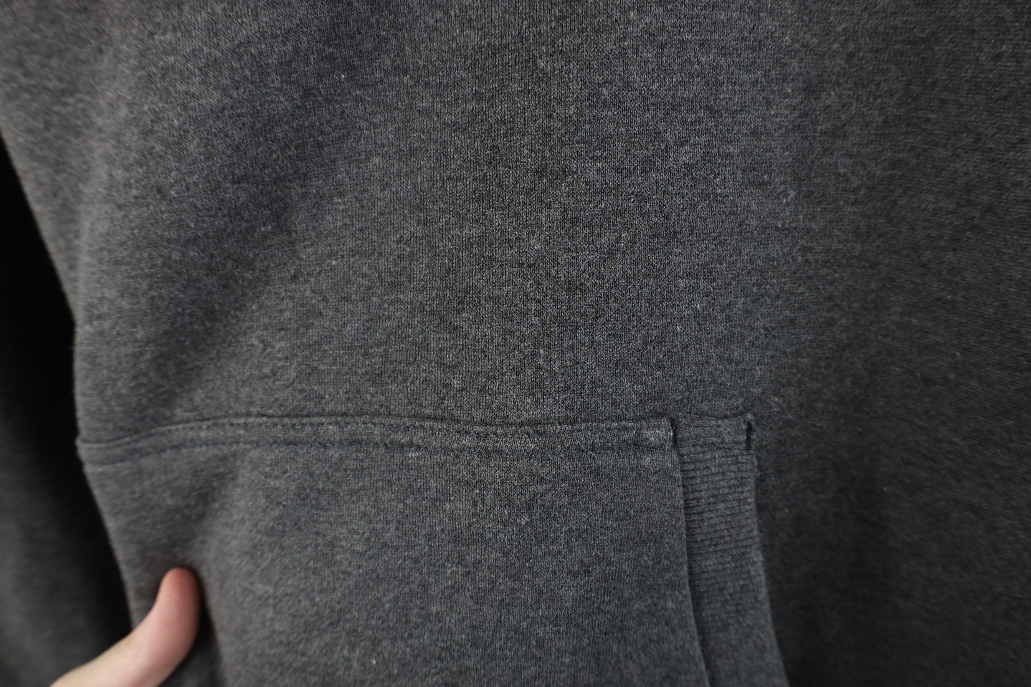 Vintage Vintage 90s Y2K Streetwear Henley Hoodie Sweatshirt Gray Size US XXL / EU 58 / 5 - 5 Thumbnail