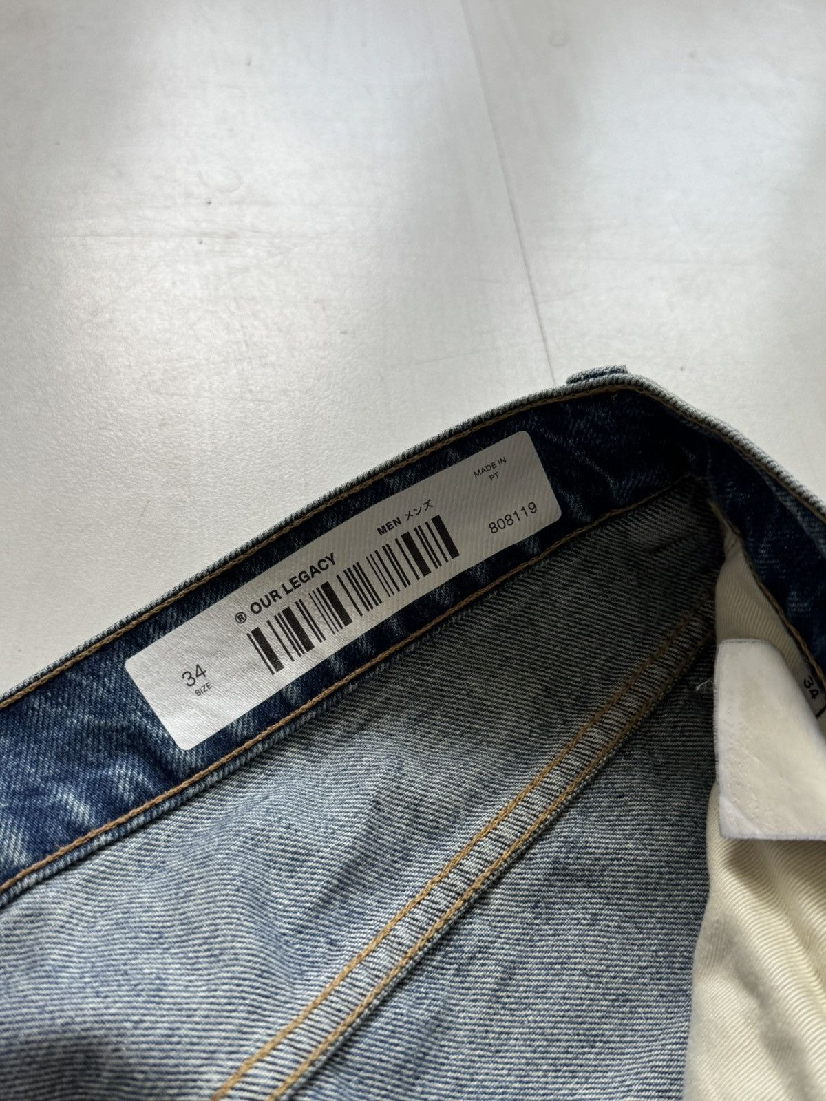 Our Legacy Our Legacy Sabot Cut Jeans 34 Coastal Wash Size US 34 / EU 50 - 11 Thumbnail