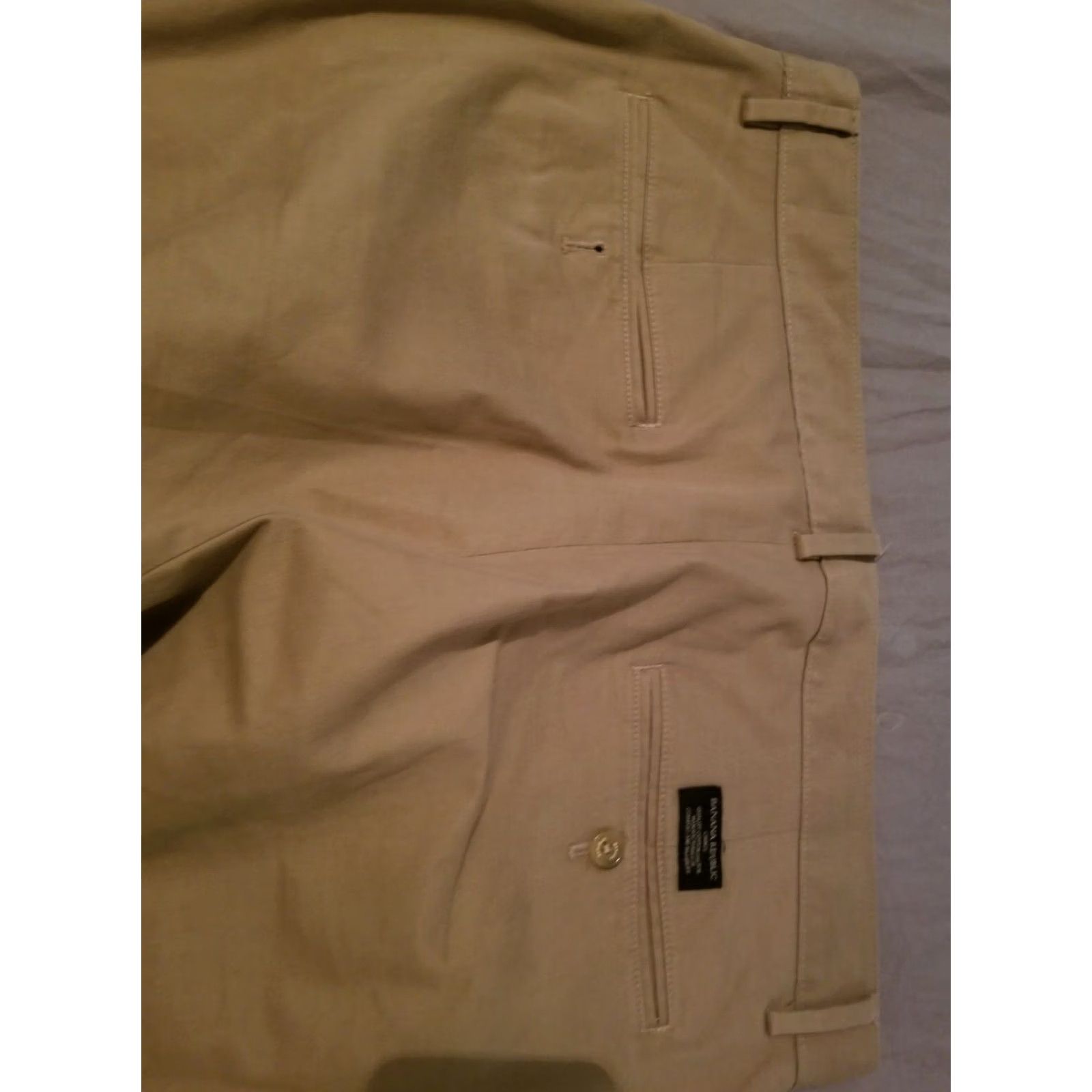 Banana Republic Banana Republic Khaki Pants Blue Cotton Chino Trouser 36x32 Mens Size US 36 / EU 52 - 2 Thumbnail