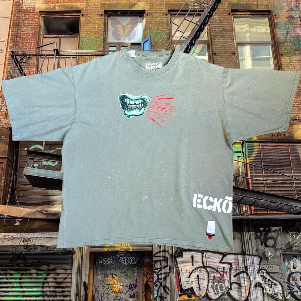 Ecko Unltd. × Travis Scott × Vintage 2000s Ecko Unltd. Travis Scott Utopia Lookalike Tshirt XXL. Size US XXL / EU 58 / 5 - 1 Thumbnail