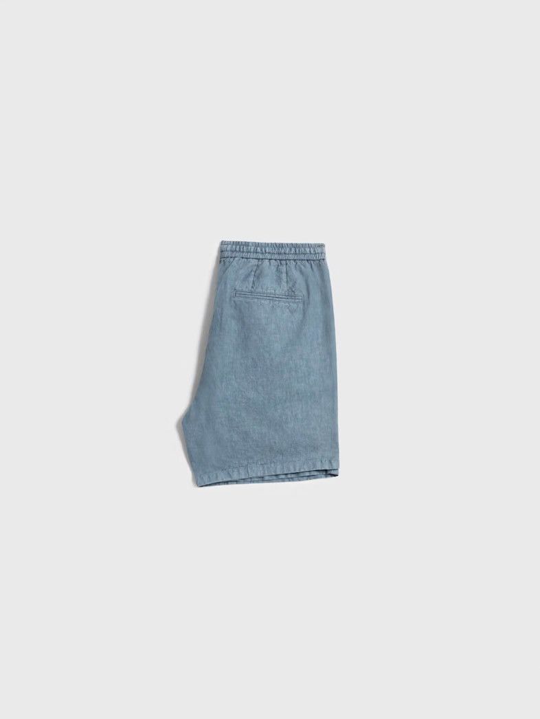 John Varvatos Linen Blend Drawstring Shorts 33 Size US 33 - 7 Thumbnail