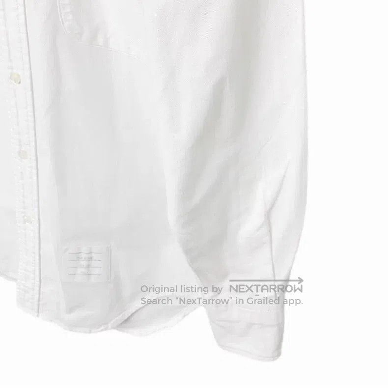 Thom Browne Thom Browne White tropical fish embroidery cotton shirt Size US S / EU 44-46 / 1 - 4 Thumbnail
