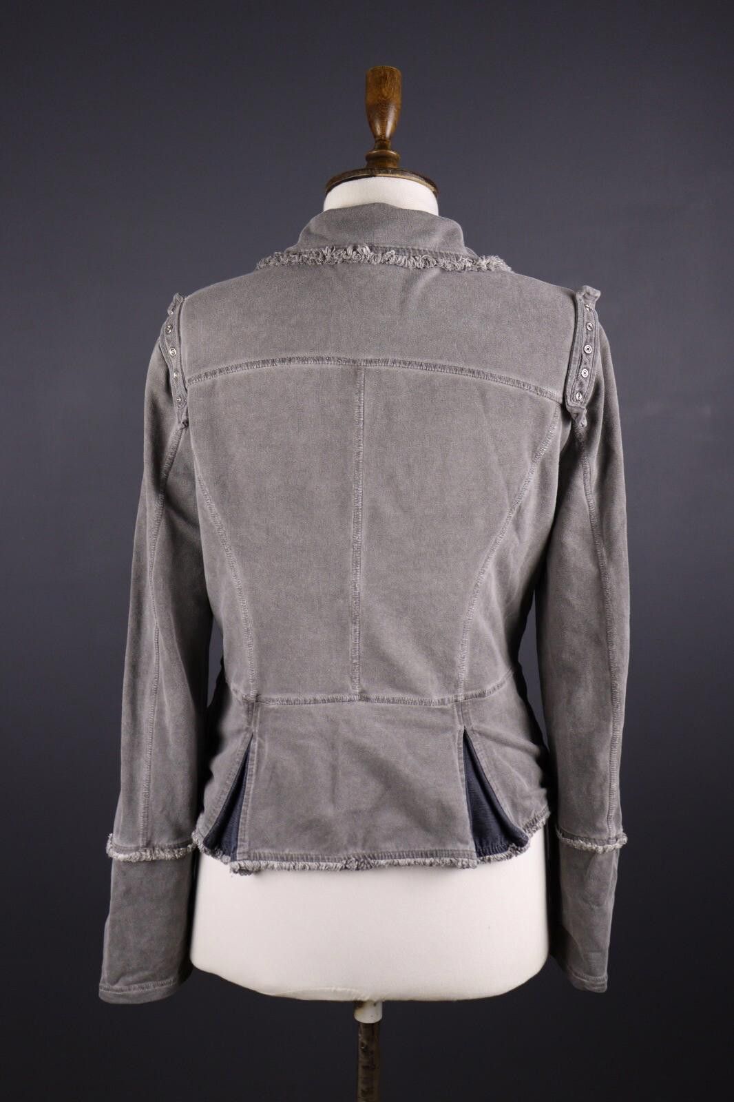 Other Bottega by Elisa Cvaletti Gray Blazer Jacket Size L Size L / US 10 / IT 46 - 5 Thumbnail