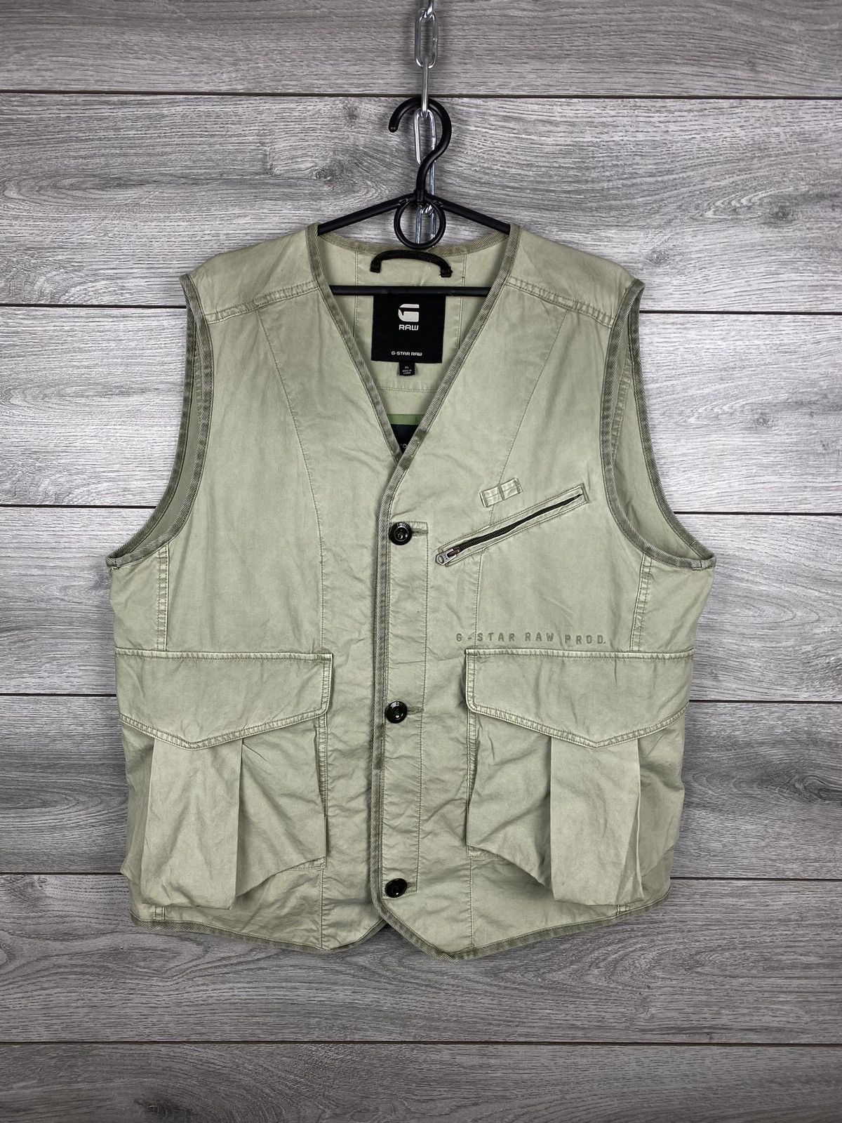 G-Star G Star Raw Multi pocket Vest Size US XL / EU 56 / 4 - 2 Thumbnail