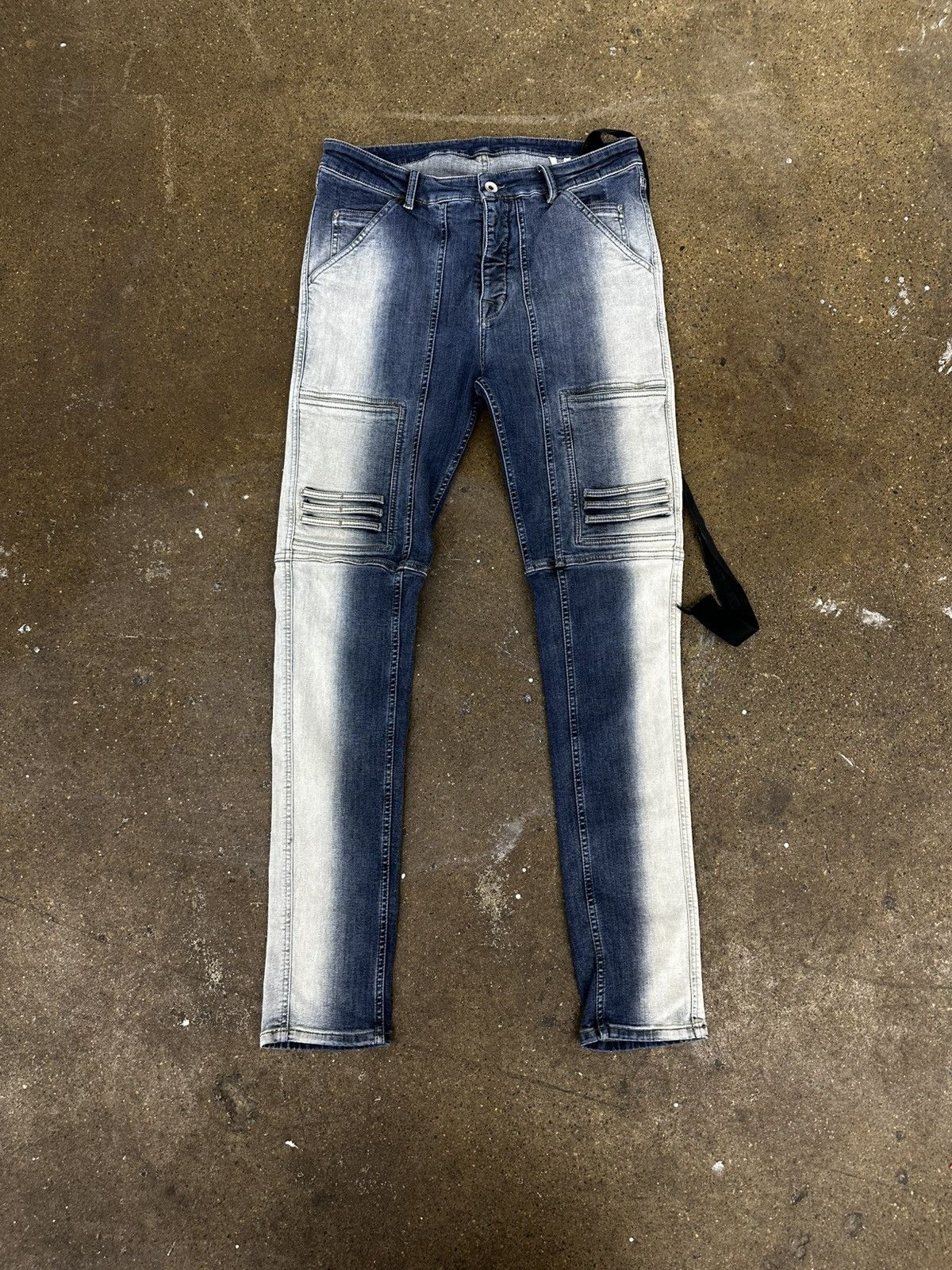 Rick Owens DRKSHDW by Rick Owens - Slim-Fit Dégradé Jeans Size US 32 / EU 48 - 1 Thumbnail