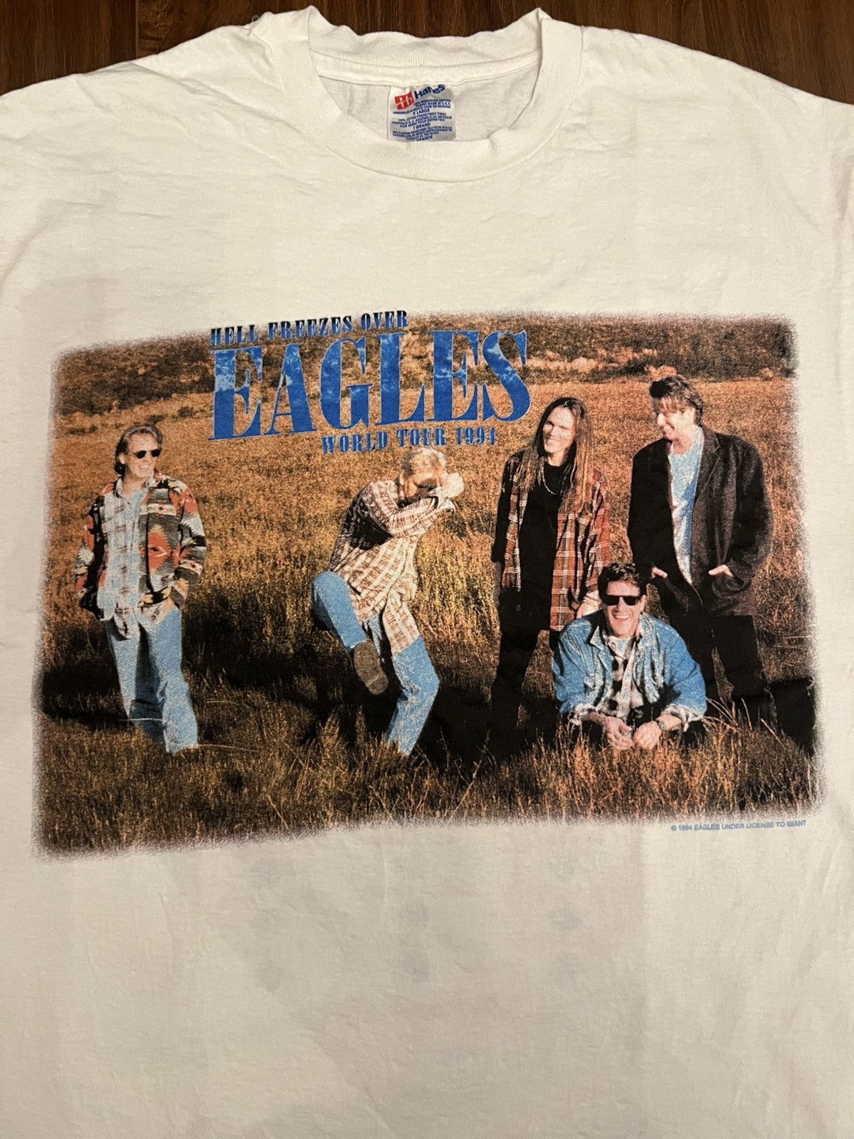 Band Tees Vintage 1994 Eagles Hell Freezes Over Tour Band Tee Size US XL / EU 56 / 4 - 3 Thumbnail