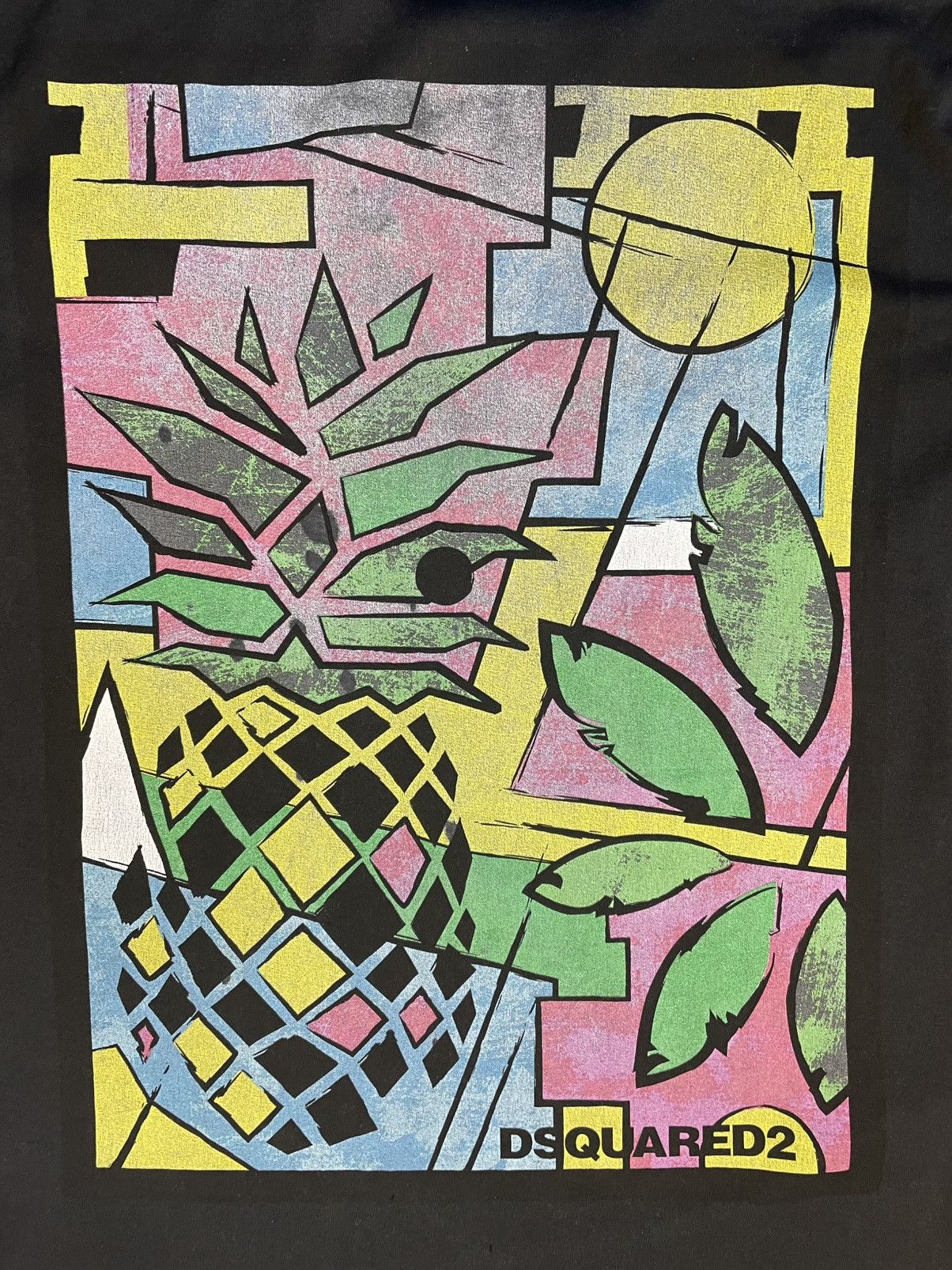 Dsquared2 Dsquared2 Pineapple Graphic Design Streetwear Tee Size US M / EU 48-50 / 2 - 7 Thumbnail