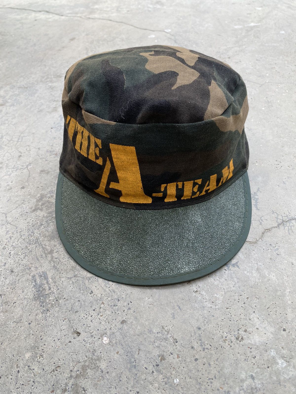 Vintage Vintage 80s The A-Team Movie Camo Cap Size ONE SIZE - 1 Thumbnail