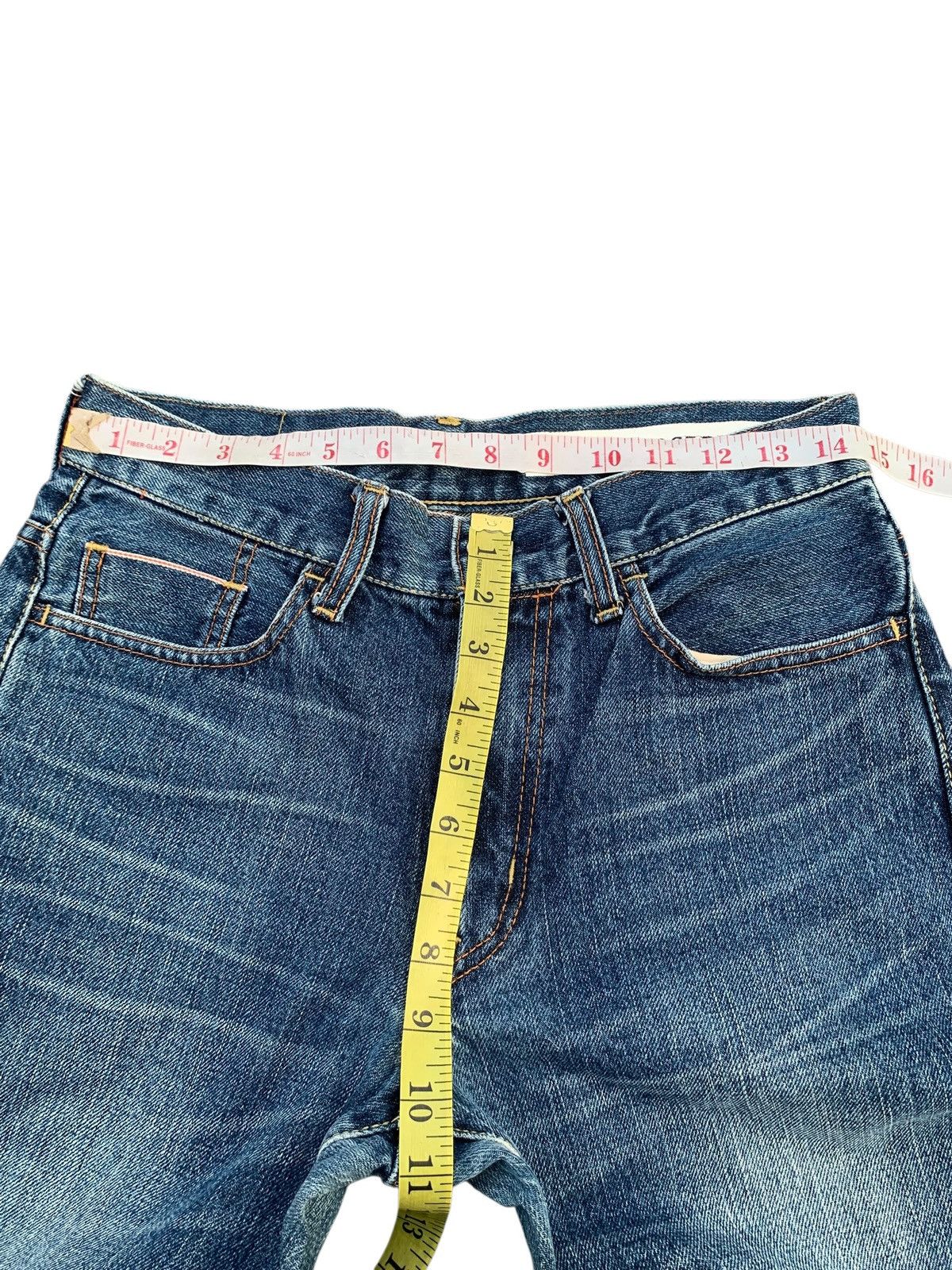 Kapital RUSH HOUR SELVEDGE JAPANESE RAW DISTRESSED DENIM Size US 30 / EU 46 - 15 Thumbnail
