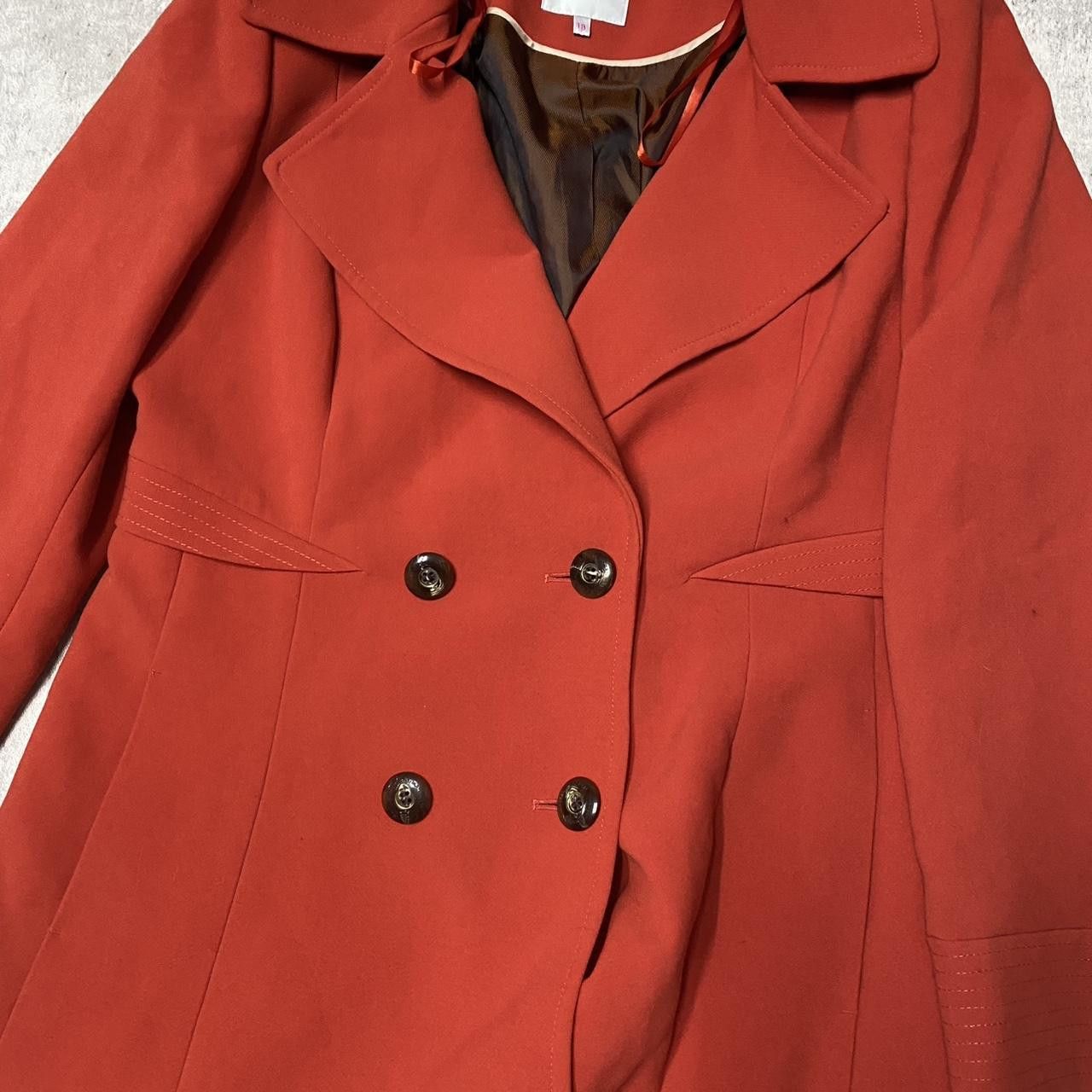 Other Red peplum coat with a touch of whimsy #redcoat #peplum Size ONE SIZE - 2 Thumbnail